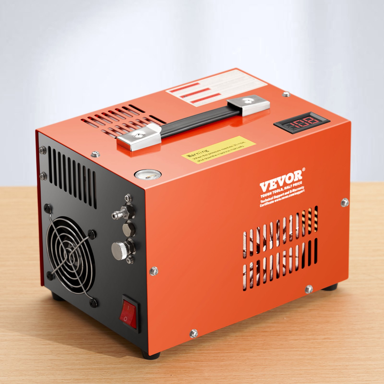 PCP Air Compressor 4500PSI/30Mpa PCP Airgun Compressor with Built-in Converter - Picture 7 of 12