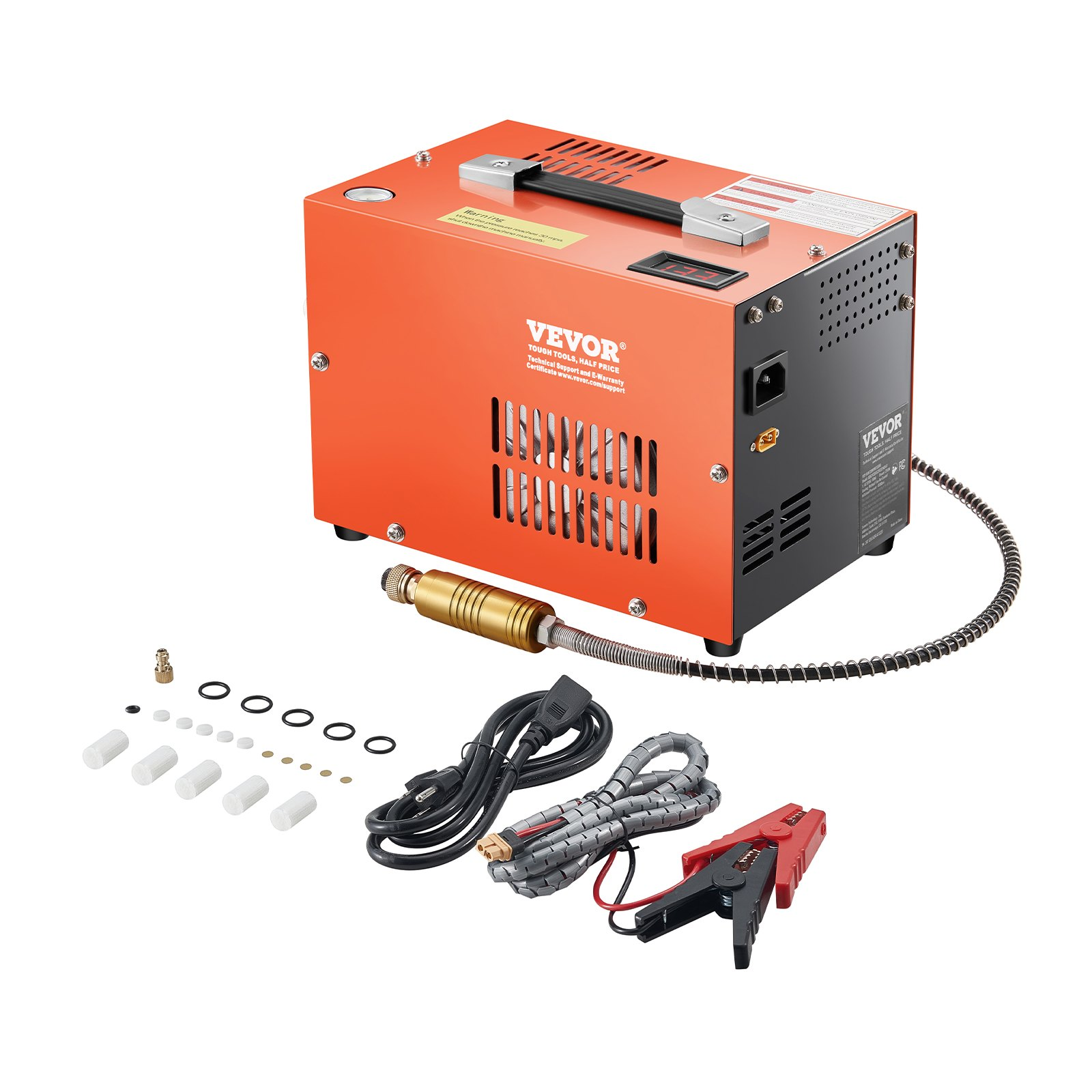 PCP Air Compressor 4500PSI/30Mpa PCP Airgun Compressor with Built-in Converter - Picture 8 of 12