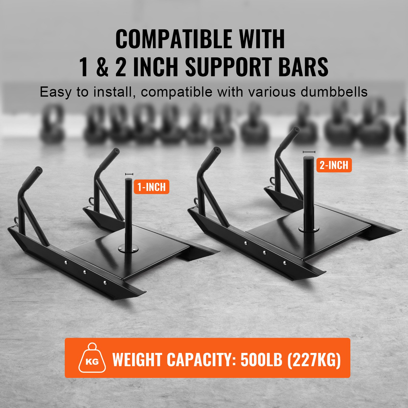 Weight Power Pull Push Sled Fitness Strength Speed Training Sled Black - Picture 3 of 10