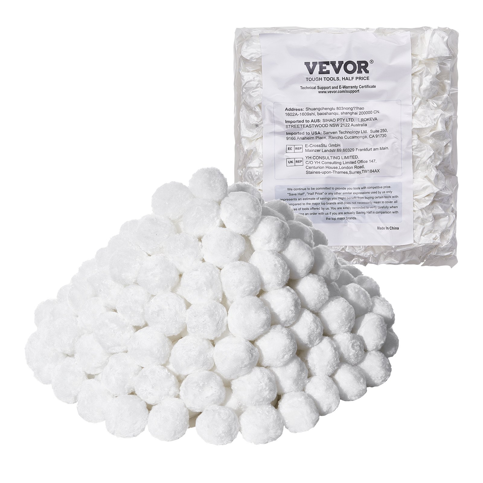 Pool Filter Balls for Sand Filter, 3.5 lbs, Filter Balls Replace Pool Filter Sa