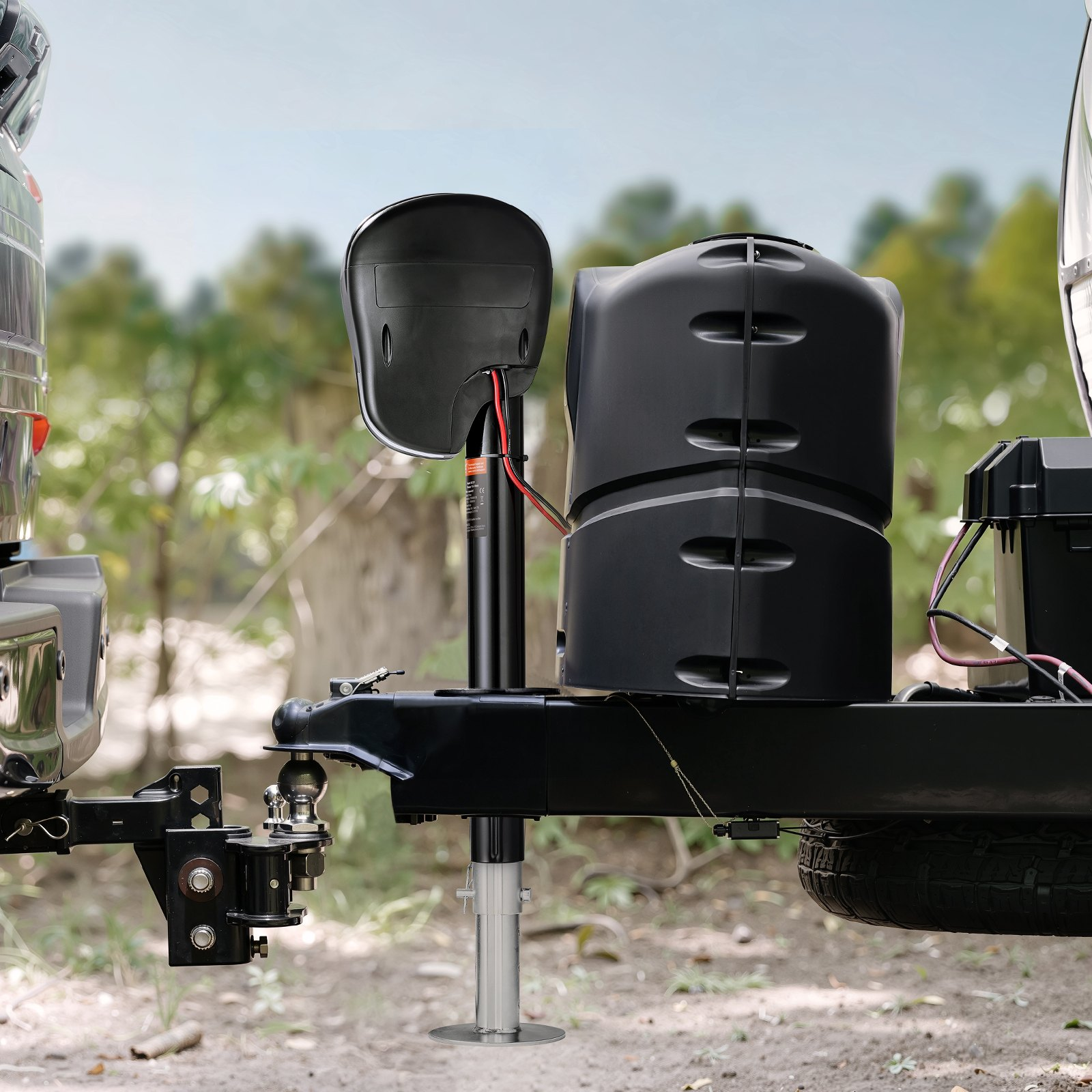 Electric Trailer Jack 3500 lbs Power Tongue Jack for RV Trailer & Camper Black - Picture 7 of 10