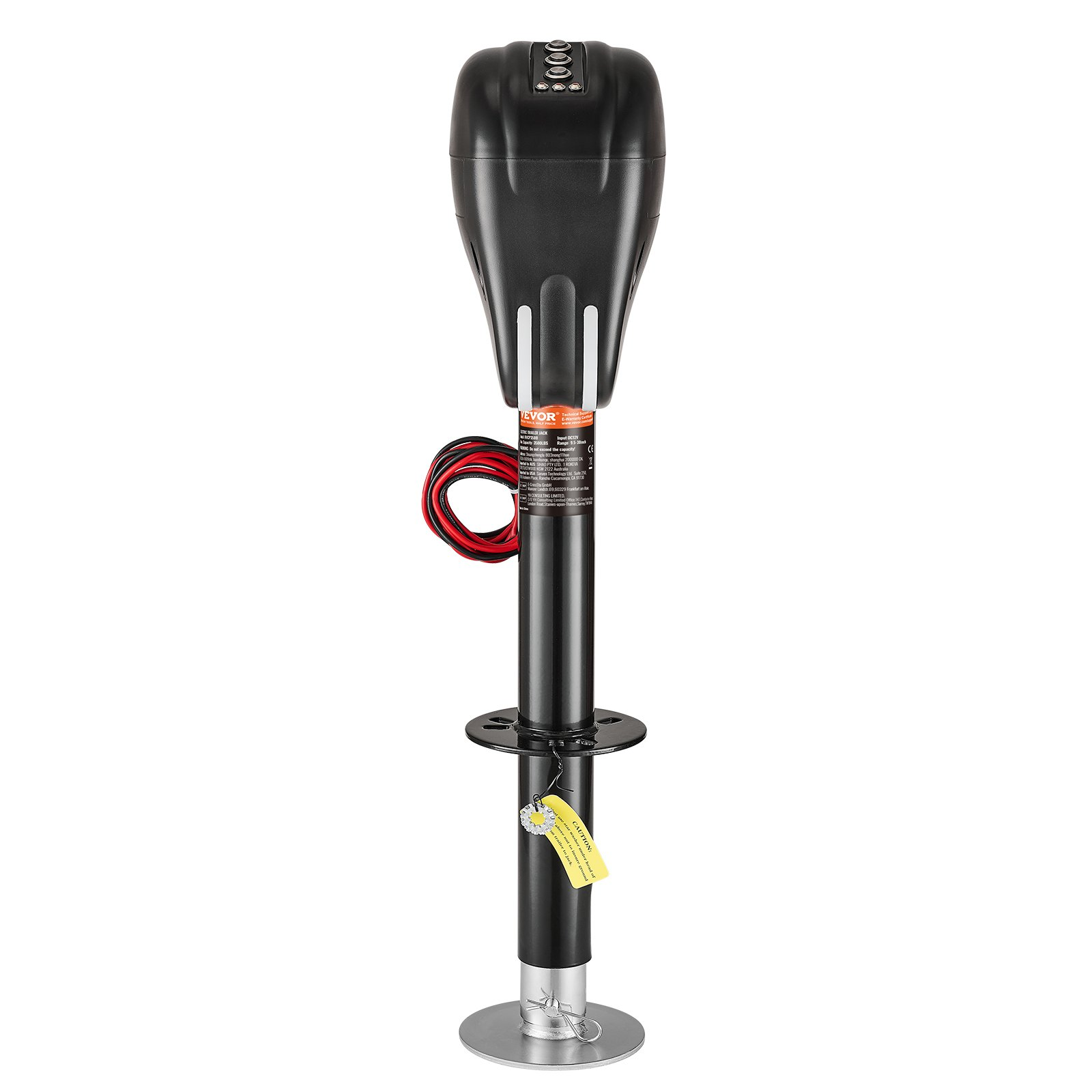 Electric Trailer Jack 3500 lbs Power Tongue Jack for RV Trailer & Camper Black - Picture 10 of 10