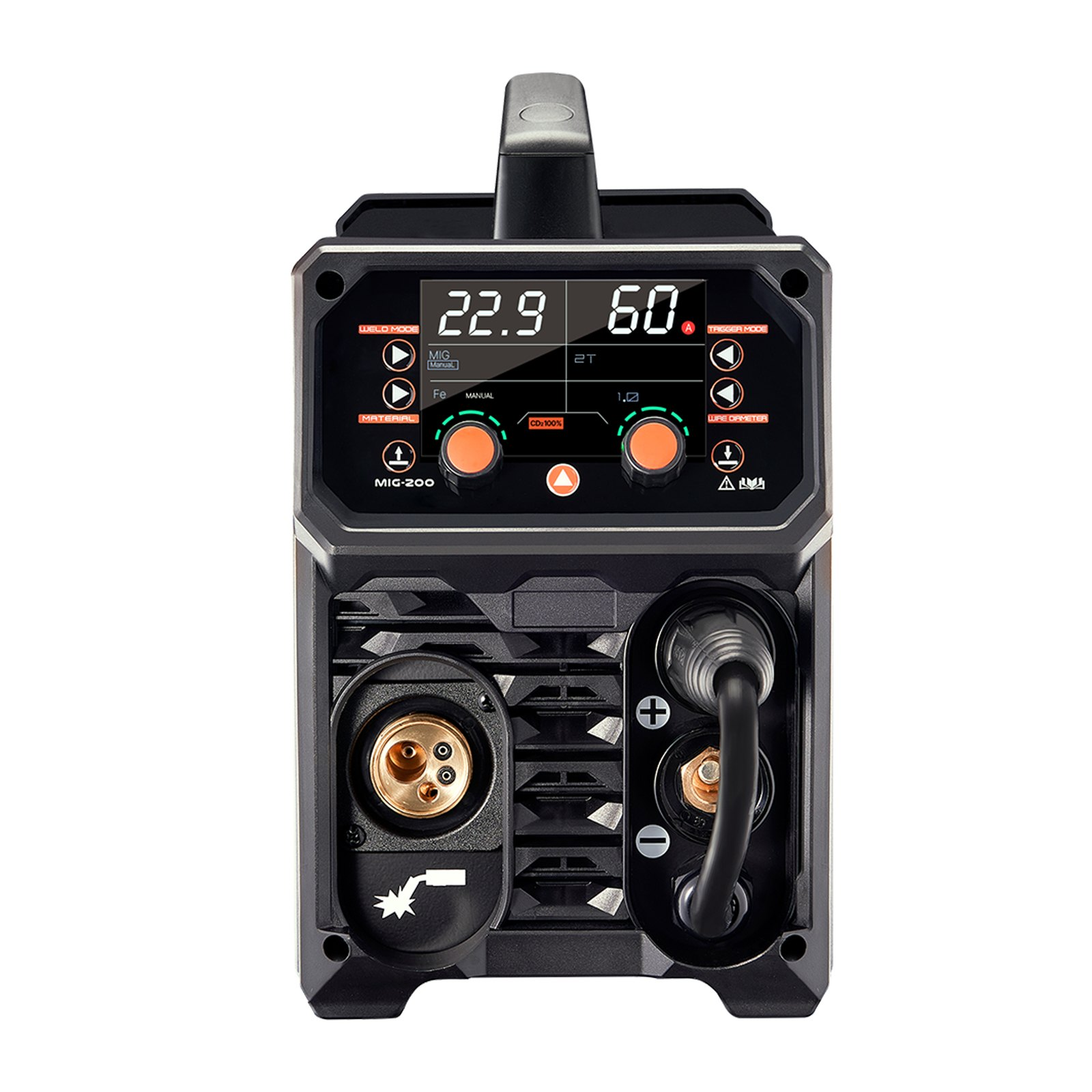 MIG Welder 200Amps Welding Machine 4-in-1 Gas MIG/Flux Core MIG/Stick/Lift TIG - Picture 10 of 10