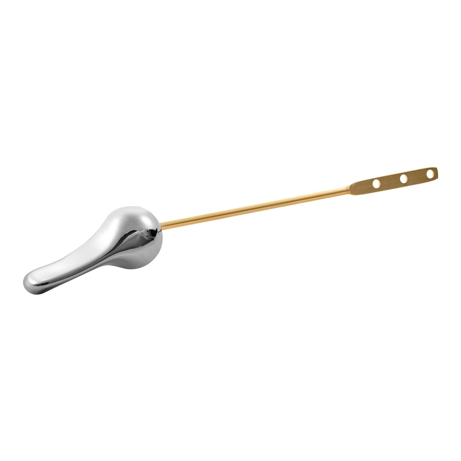 Toilet Handle Replacement Kit, Front Mount Universal Toilet Handle, Silver