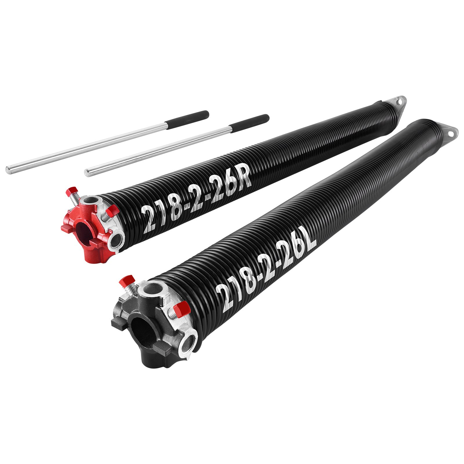 Garage Door Torsion Springs, Electrophoresis Black Coated for Replacement