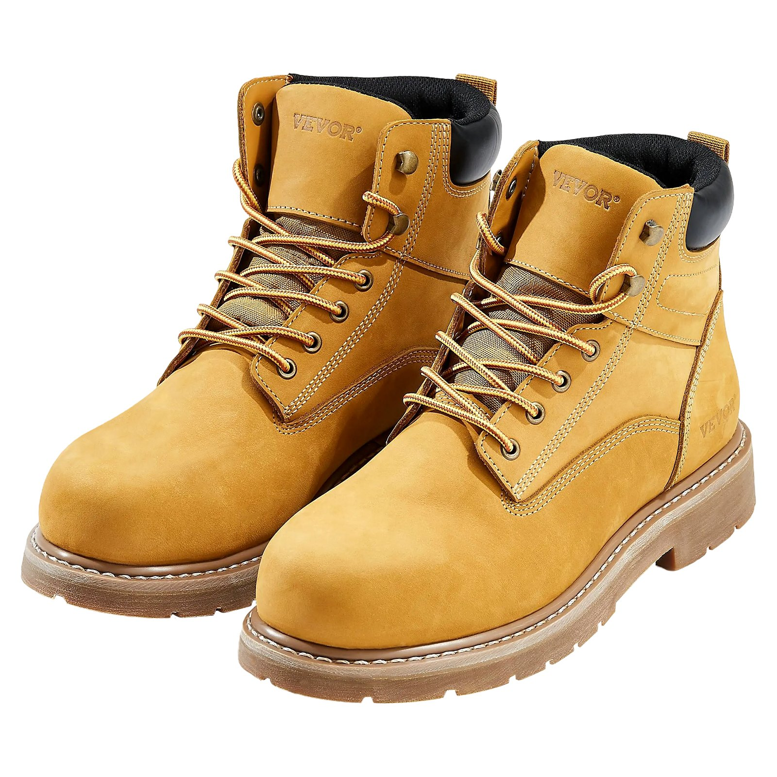 Steel Toe Work Boots US Size 8.5 Waterproof for Men Slip