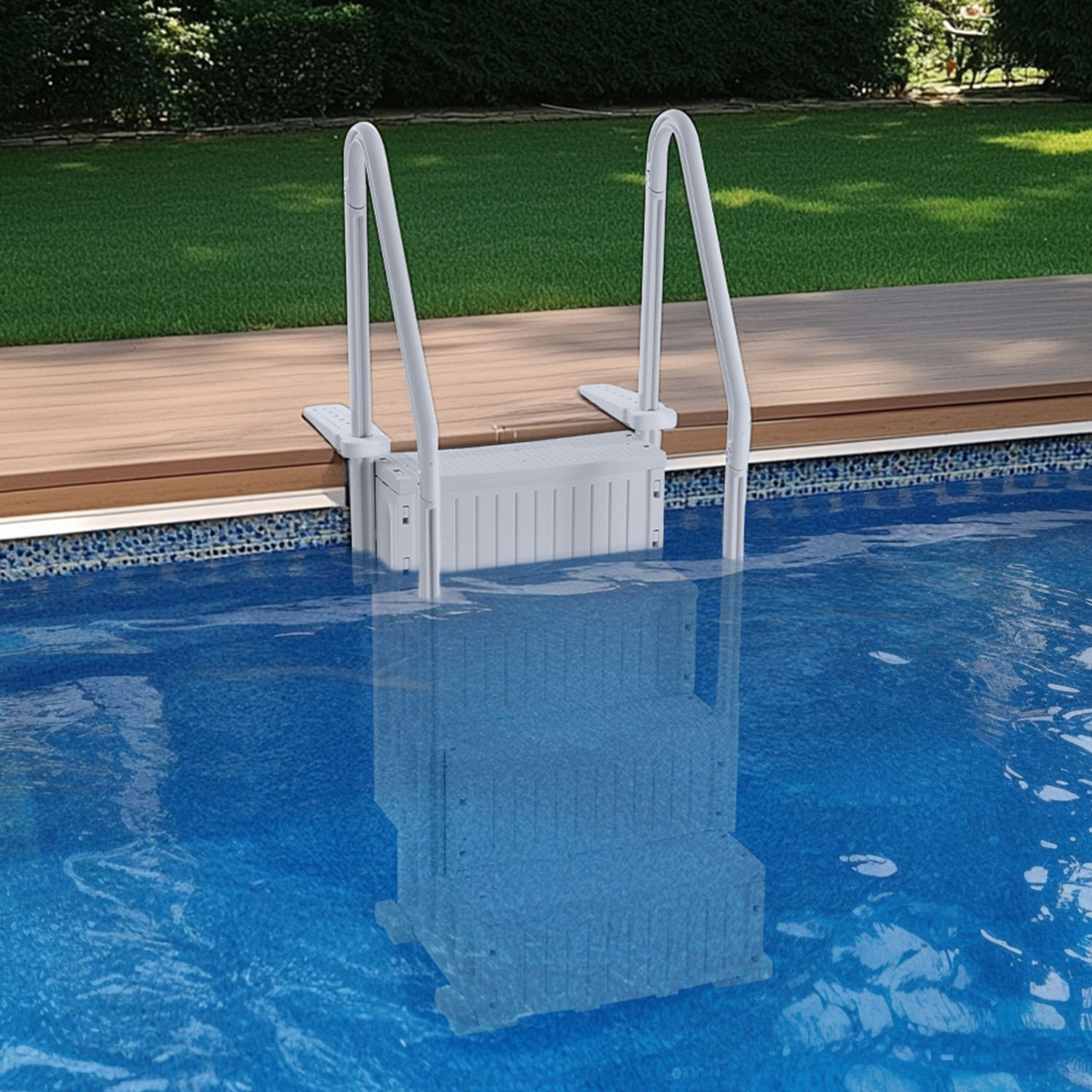 Swimming Pool Ladder, Grey