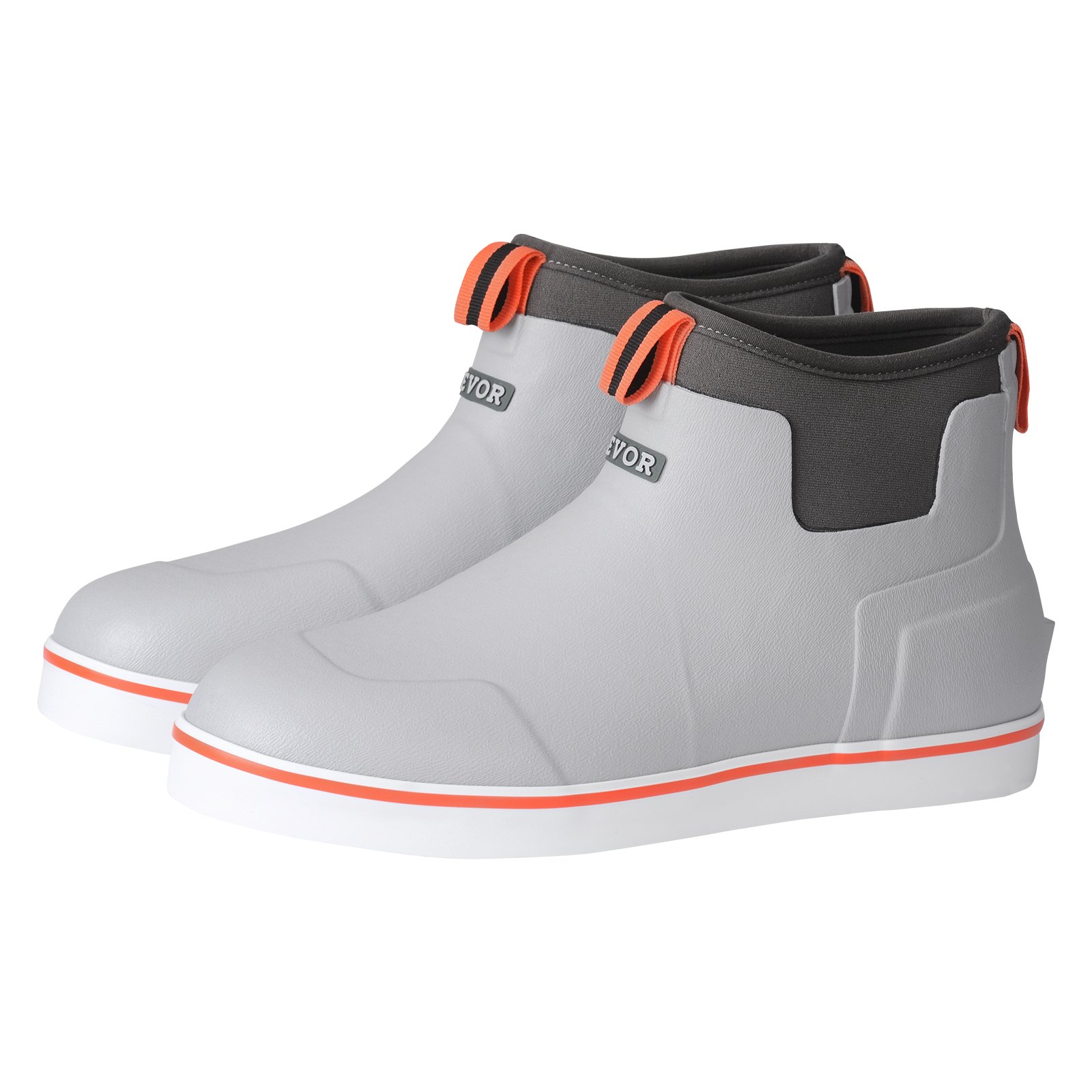 Men's Ankle Deck Boots Waterproof Anti-Slip Work Rain Rubber Boots Size 9 US - Picture 2 of 10