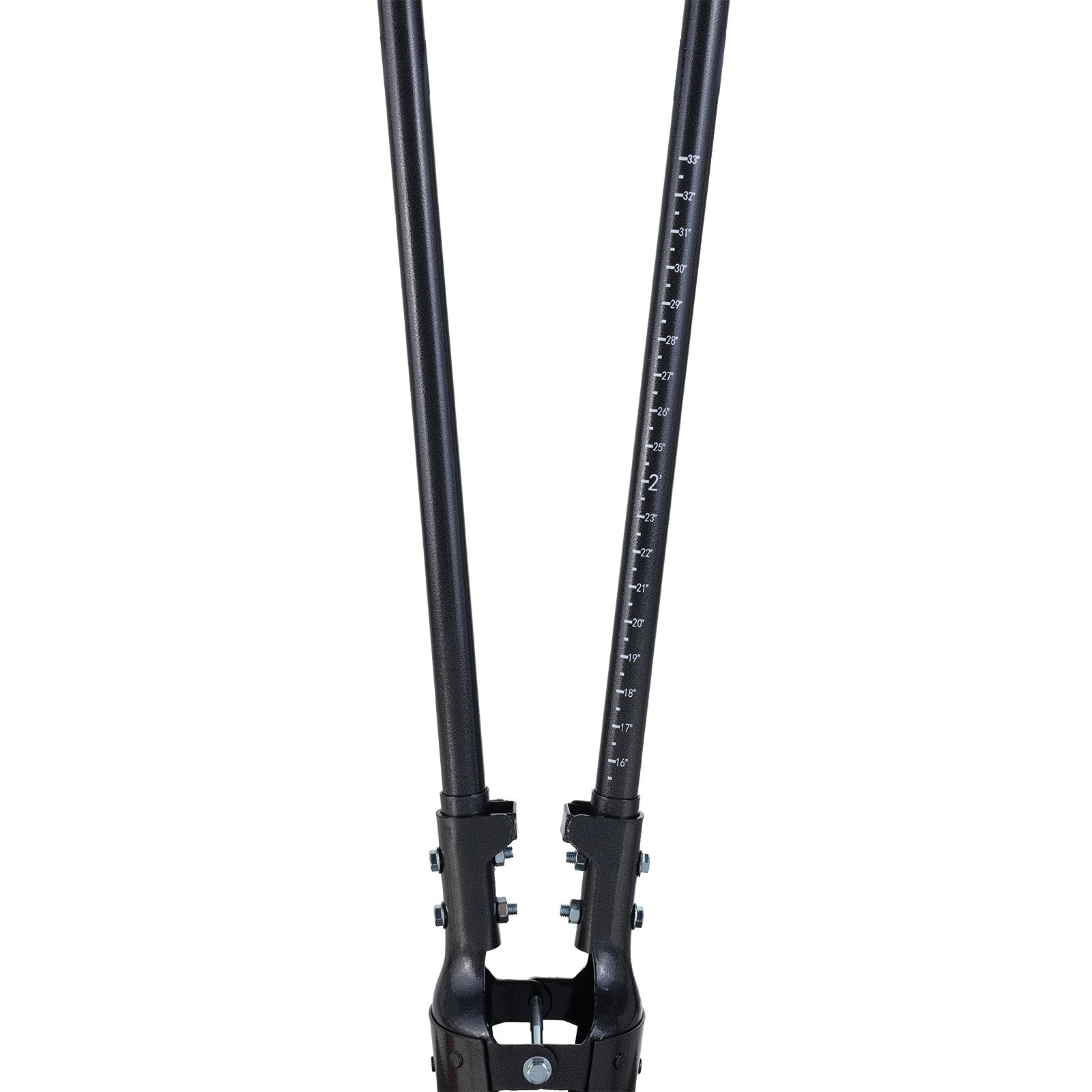 Post Hole Digger with Carbon Steel Handle Scale Marks 57.5" Manual Hole Digger