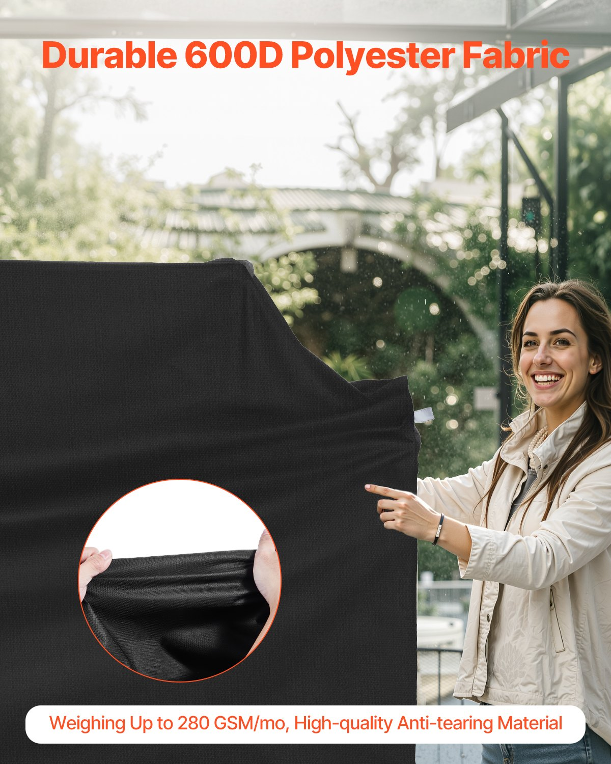 65 inch Grill Cover Heavy Duty BBQ Gas Grill Cover Outdoor Barbecue Waterproof - Bild 1 von 10