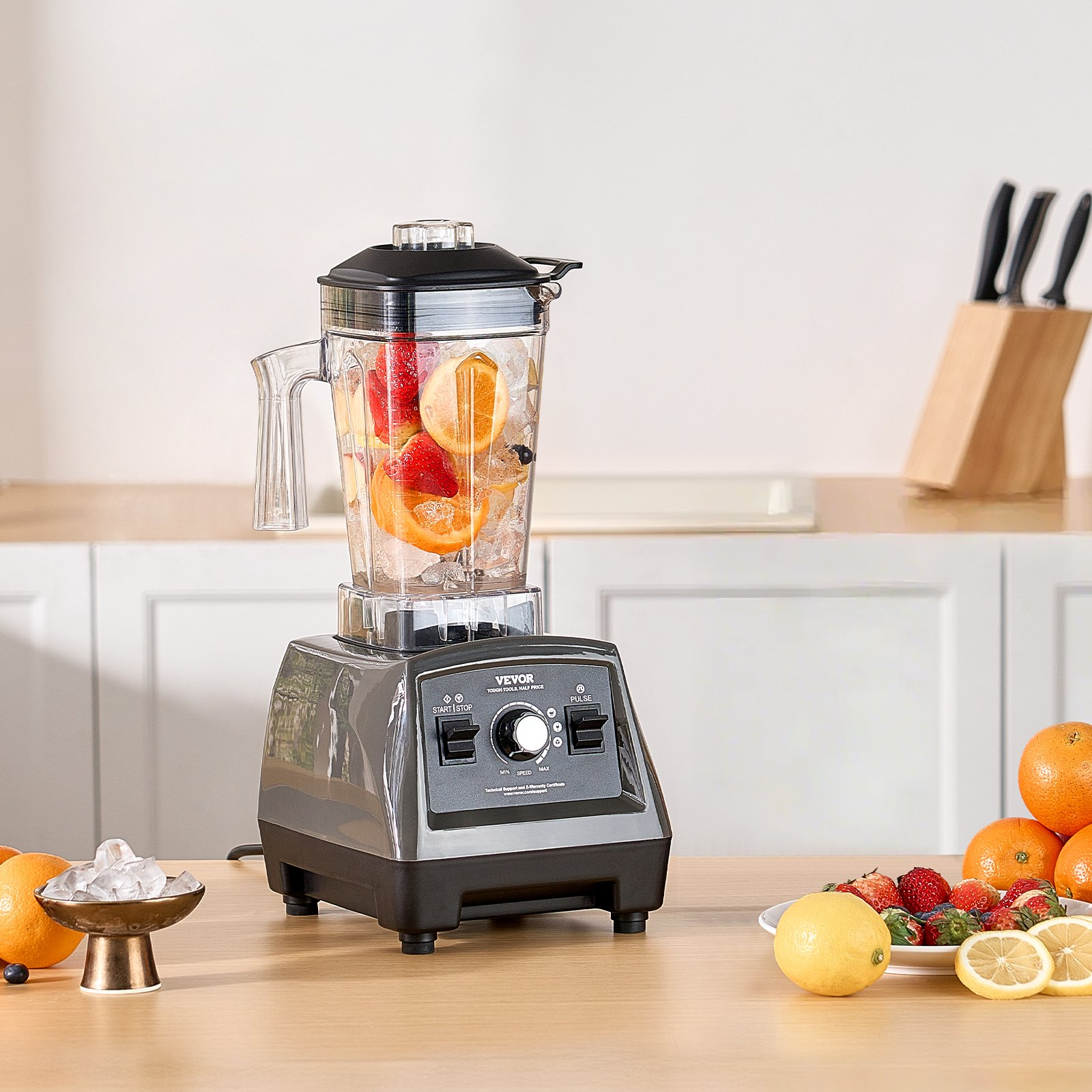 1400W Professional Blender 61oz Smoothie Milkshake Maker Kitchen