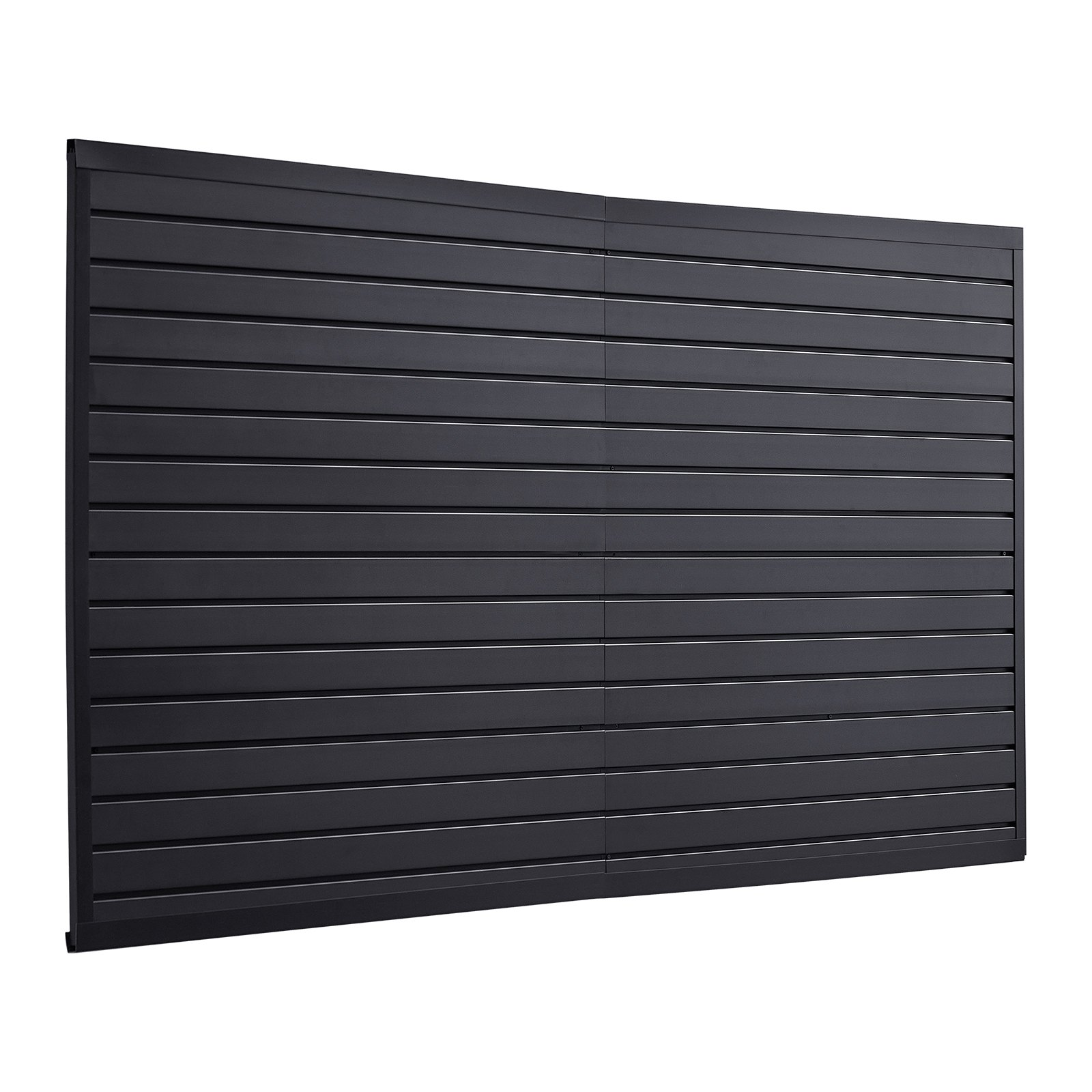 8 x 4 ft Slat Wall Paneling PVC Black Garage Slatwall with Modular Design - Produktbild 7