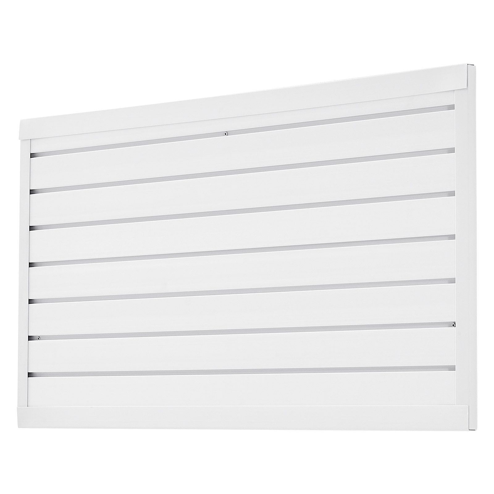2 x 4 ft Slat Wall Paneling PVC White Garage Slatwall with Modular Design - Produktbild 7