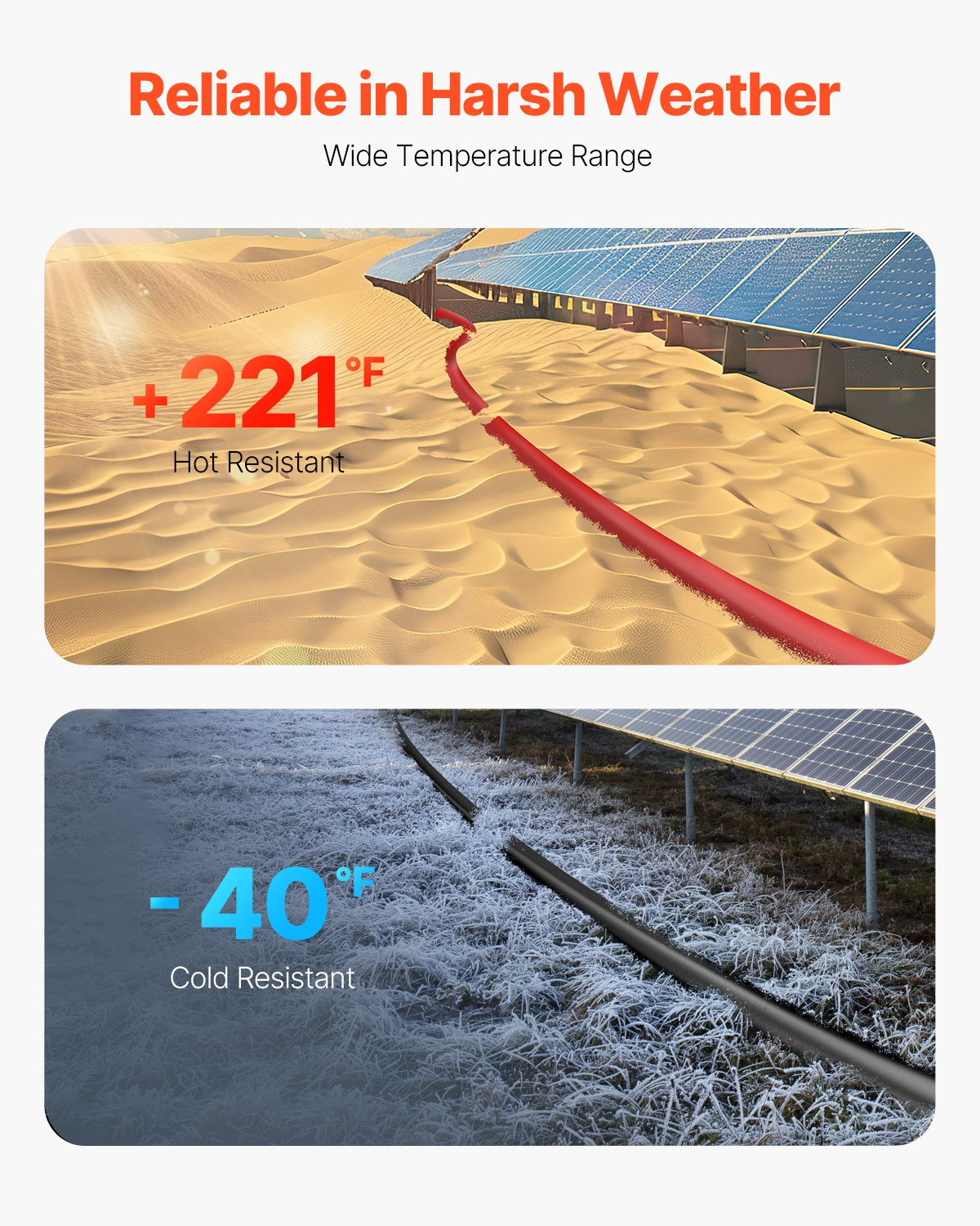 20 Fuß Solarpanel Verlängerungskabel mit Buchse & Stecker 10 AWG 1 Paar - Bild 4 von 10