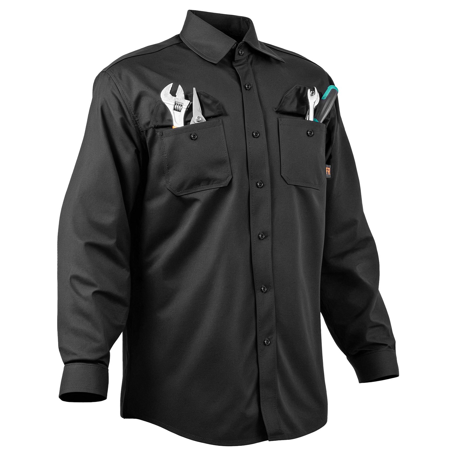 Flame-Resistant Welding Jacket L-Sized 7oz FR Cotton Welding Safety Jacket 279 - Bild 9 von 10