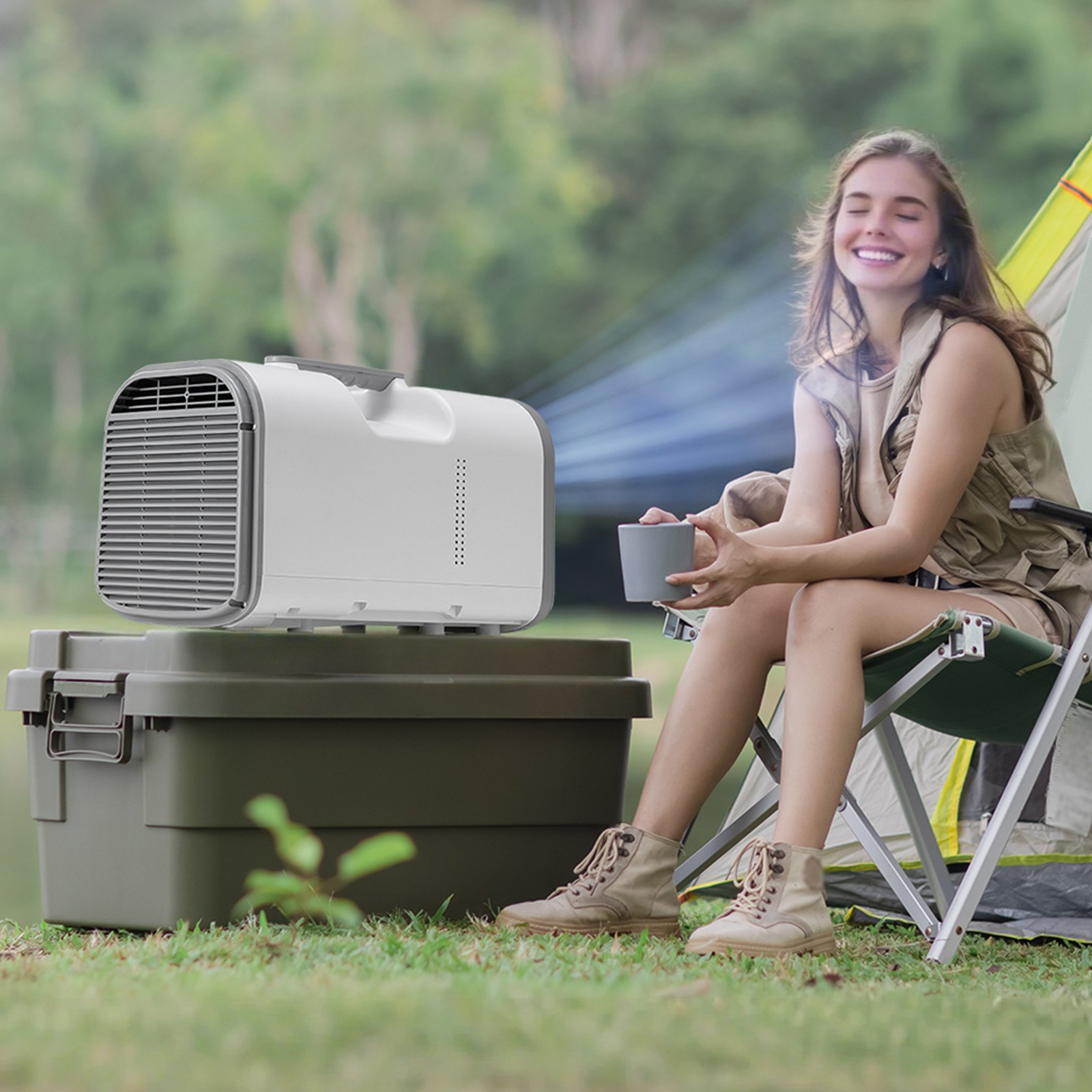 Portable Air Conditioner 4250BTU Tent Air Conditioning AC/DC for Camping RV Home - Picture 7 of 10