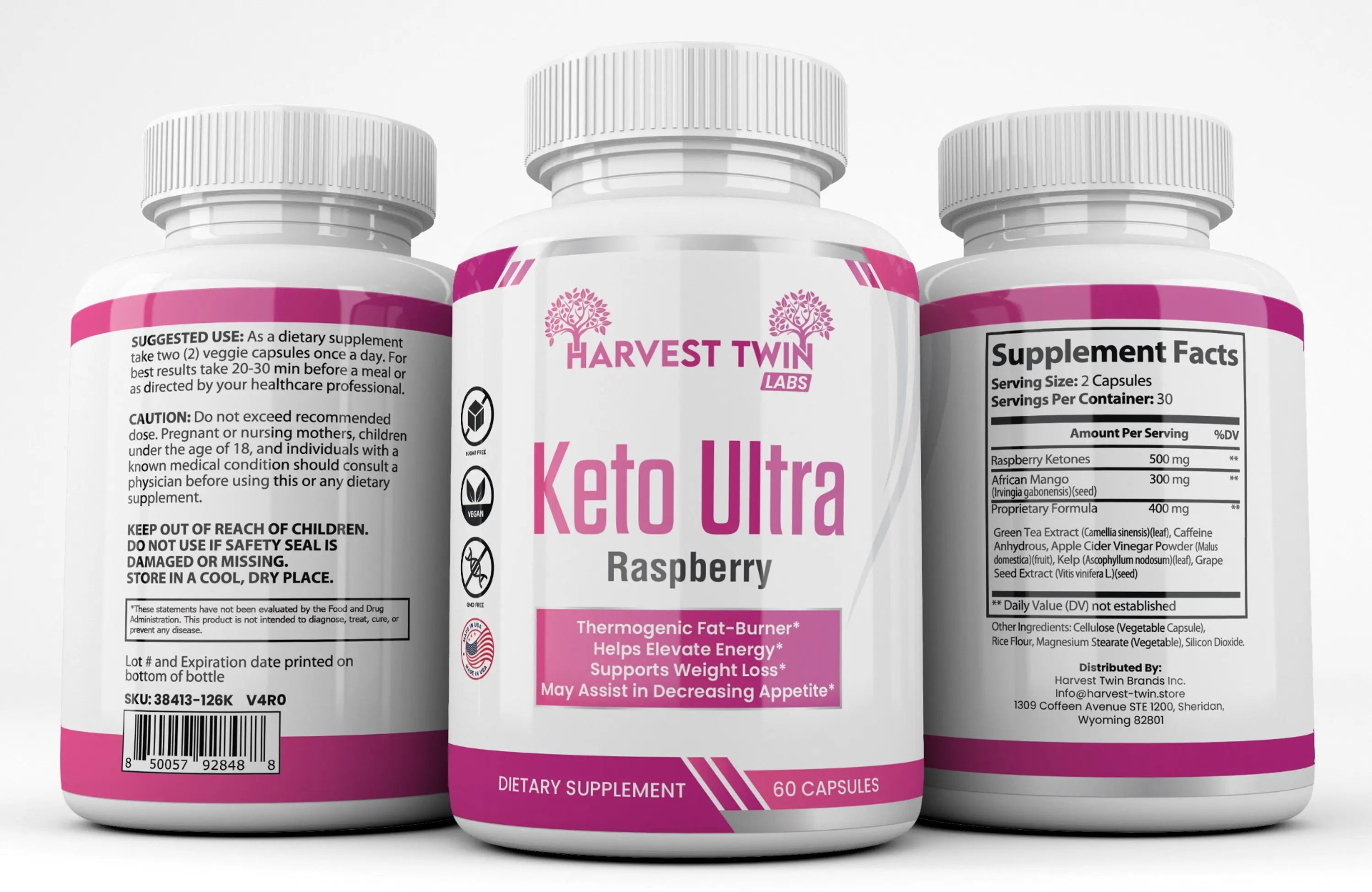 Raspberry Ketone Ultra - 600mg - Bild 2 von 4