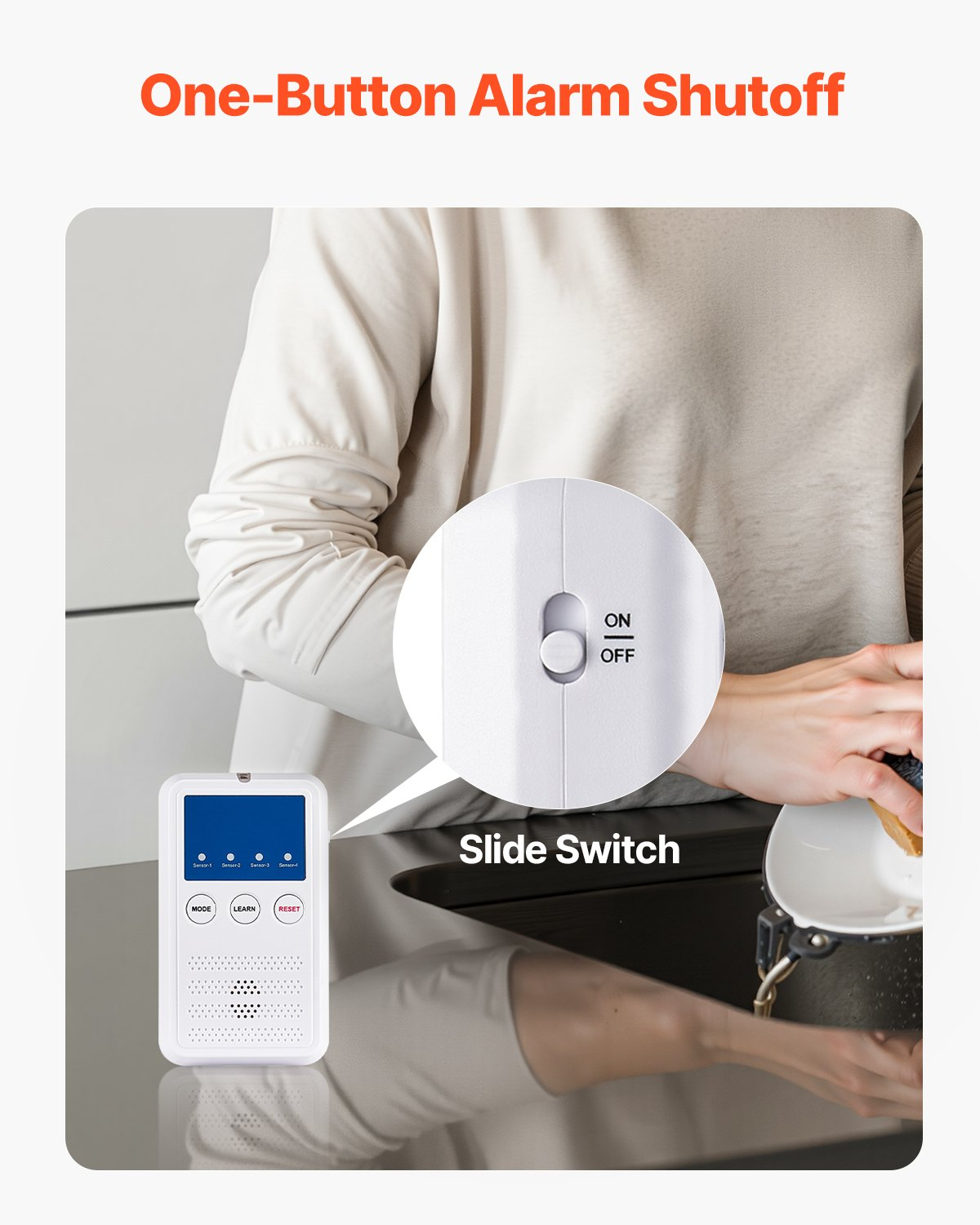 Early Alert Bed Alarm System Wireless Bed Sensor Pad with Call Button & Pager