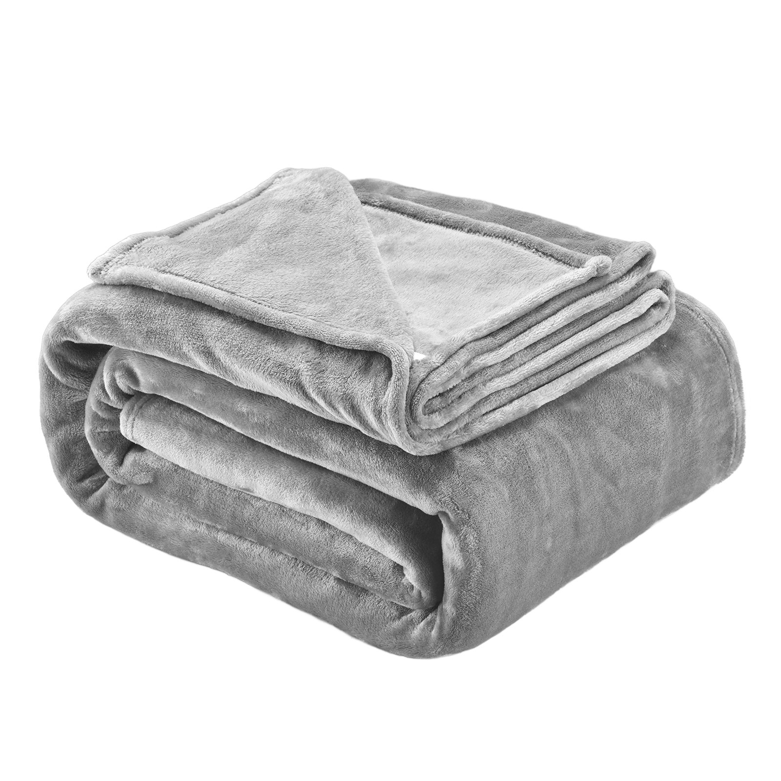 Queen Size Blanket 90 x 90 inches Lightweight Throw Blanket for Bed Grey - Bild 8 von 9
