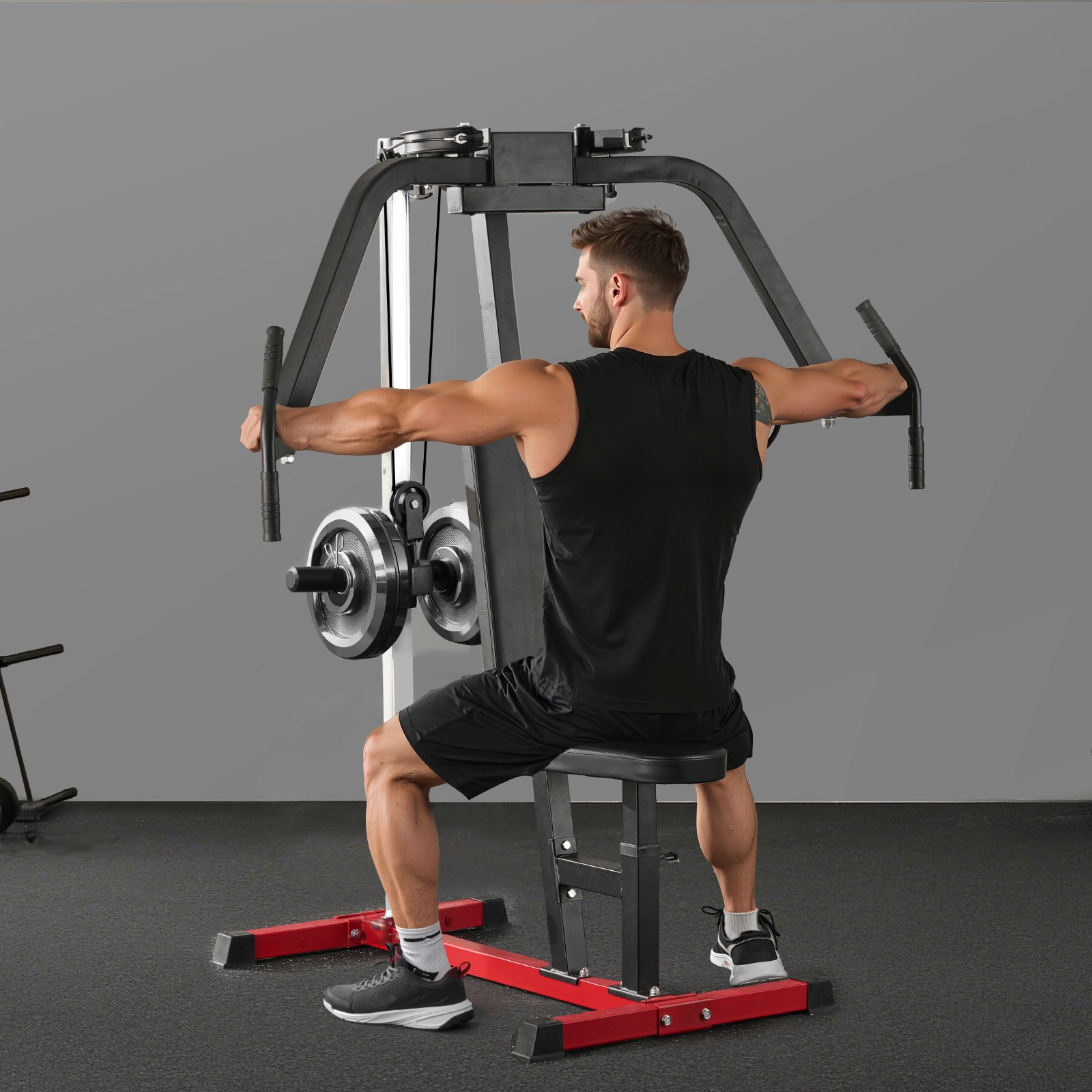 Chest Fly Machine Adjustable Fly and Reverse Delt Machine Upper Body Workouts