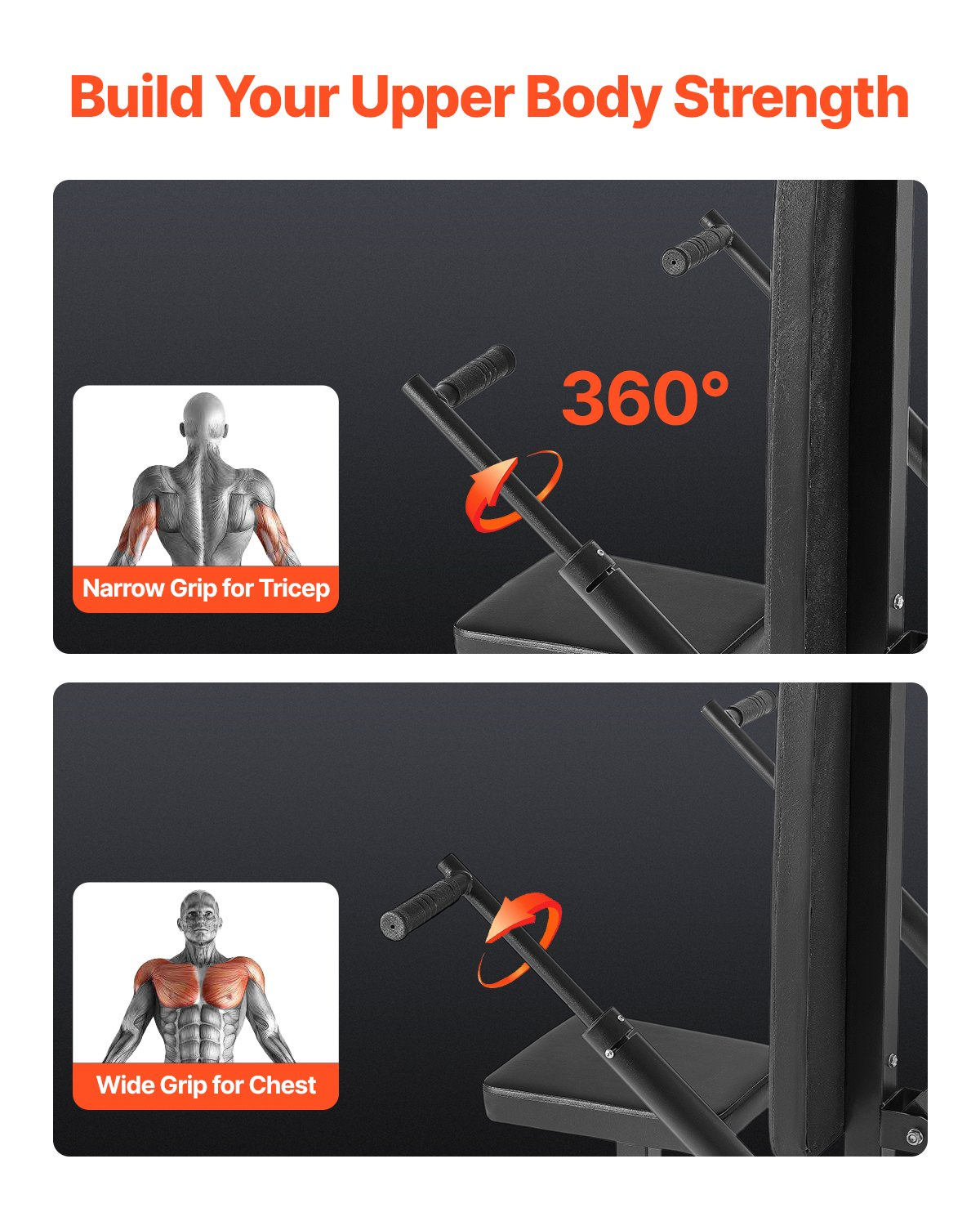 Seated Dip Machine Tricep Bicep Press Down Equipment Chest Training Cable Bar