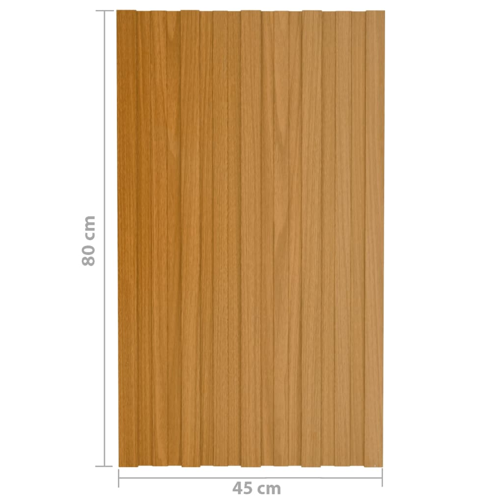 Dachplatten 36 Stück Stahl verzinkt natur 31,5"x17,7" - Bild 7 von 7
