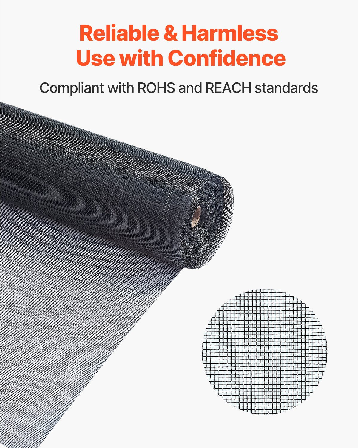 Window Screen Replacement 100 ft × 48 in Window Screen Mesh DIY Adjustable - Picture 6 of 12