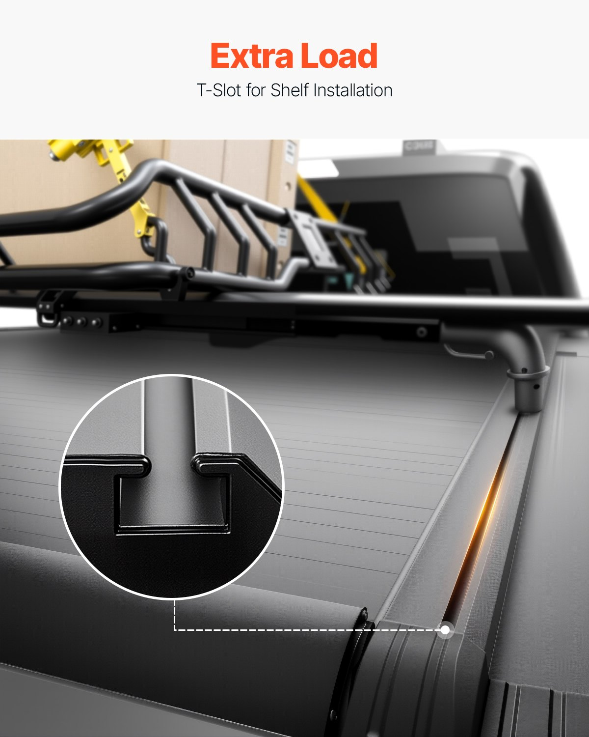 5.8 ft Retractable Tonneau Cover for Chevy/GMC Silverado/Sierra 1500