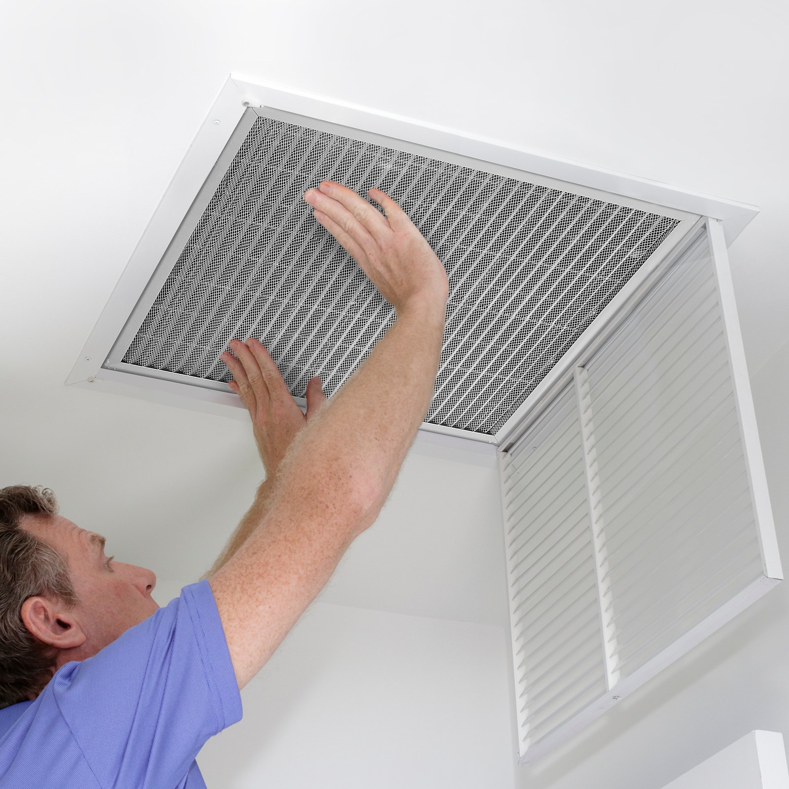 20x20x1 Aluminum Electrostatic Air Filter MERV 8 Actual 19.75x19.75x0.82 - Picture 9 of 12