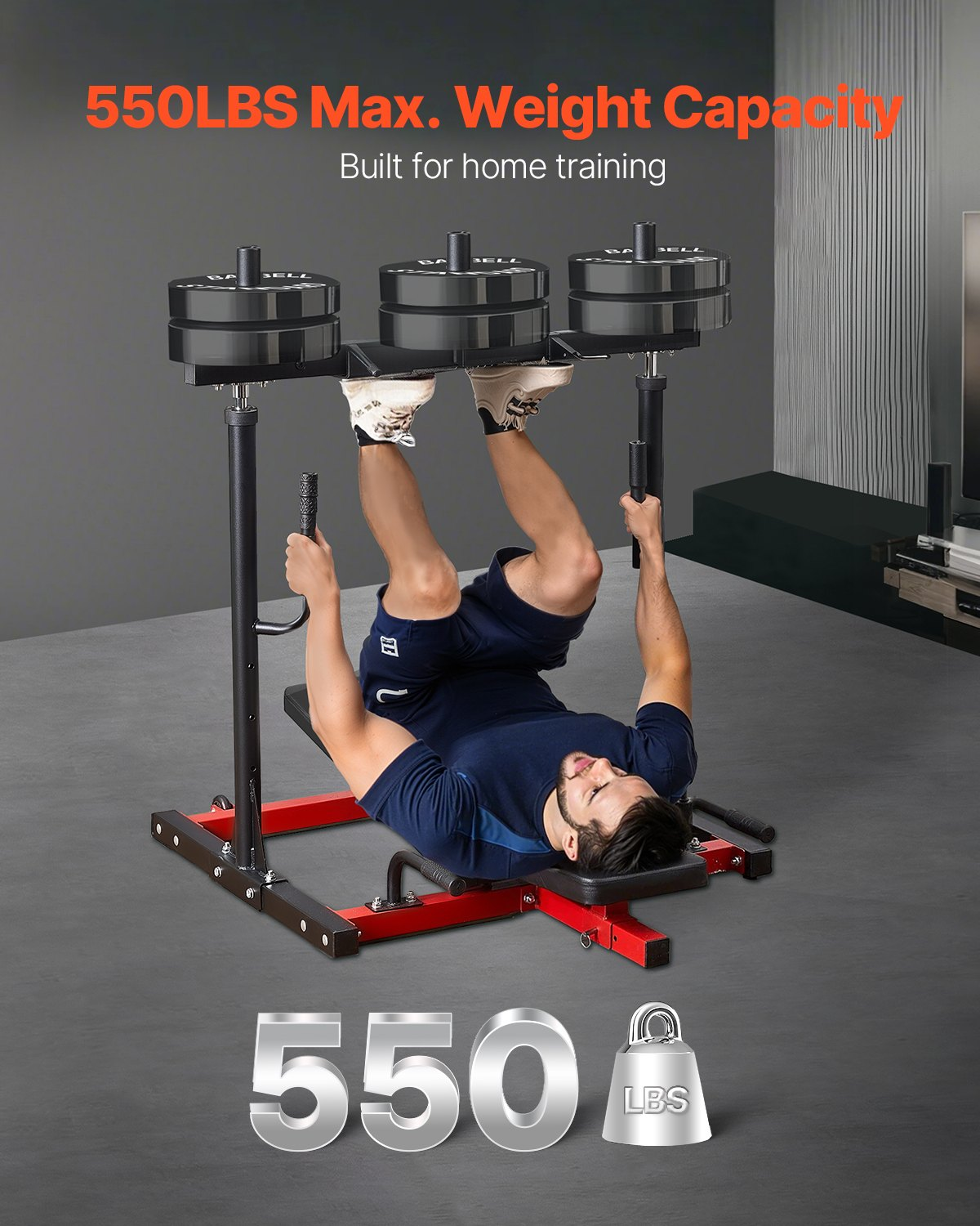 Vertical Leg Press Machine Lower Body Special Home Gym Training Equipment 550lbs - Picture 1 of 10