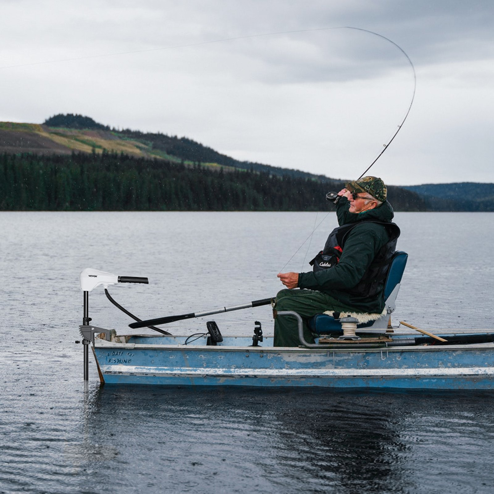 Electric Trolling Motor, 30-In Shaft