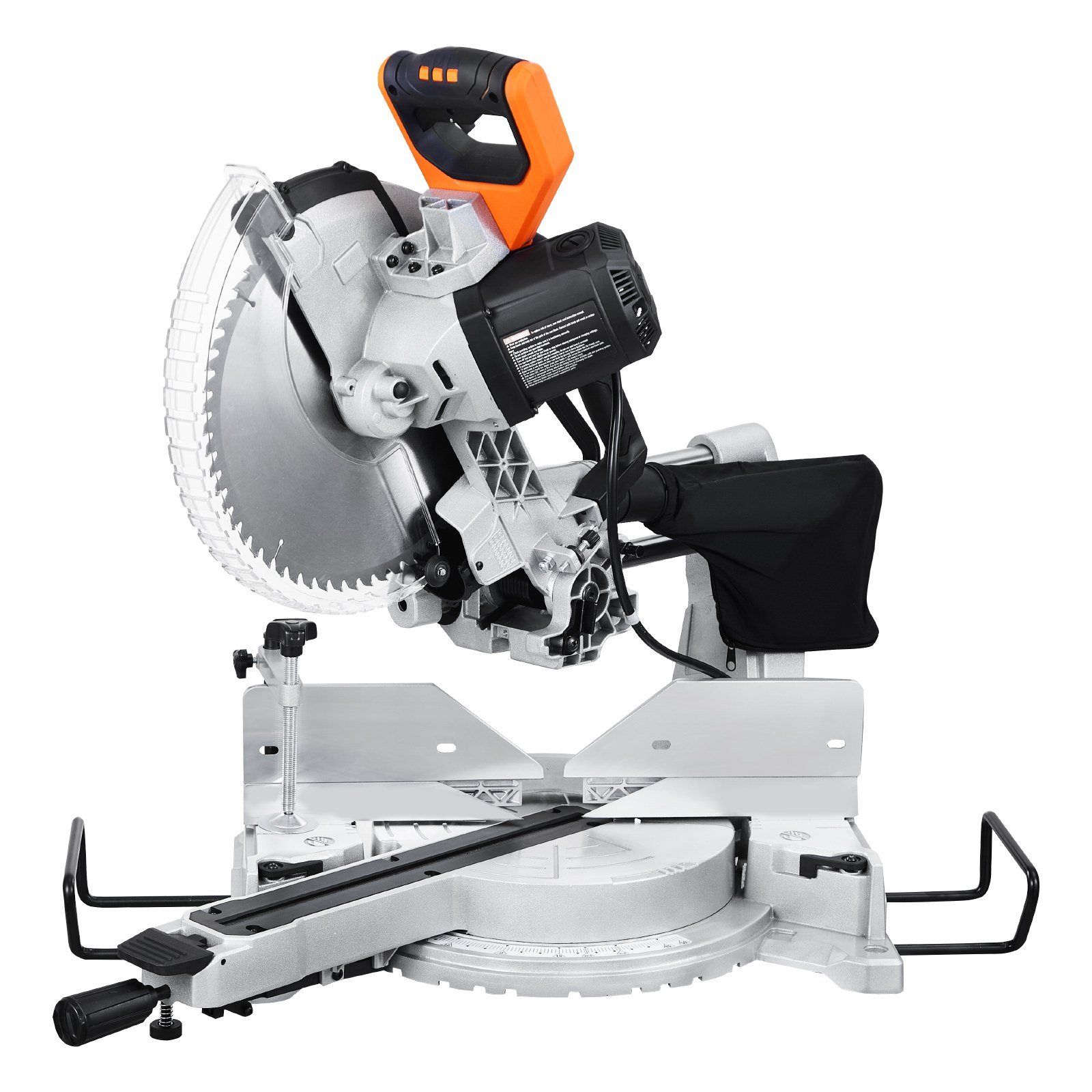 Sliding Compound Miter Saw 12-In Blade 15 Amp Motor Corded Double Bevel 60-Tooth - Picture 10 of 12