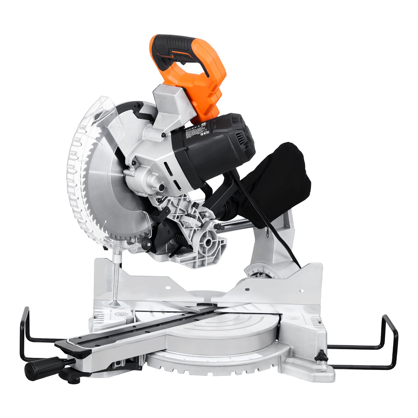 Sliding Compound Miter Saw 10-In Blade 15 Amp Motor Corded Double Bevel 60-Tooth - Picture 10 of 12