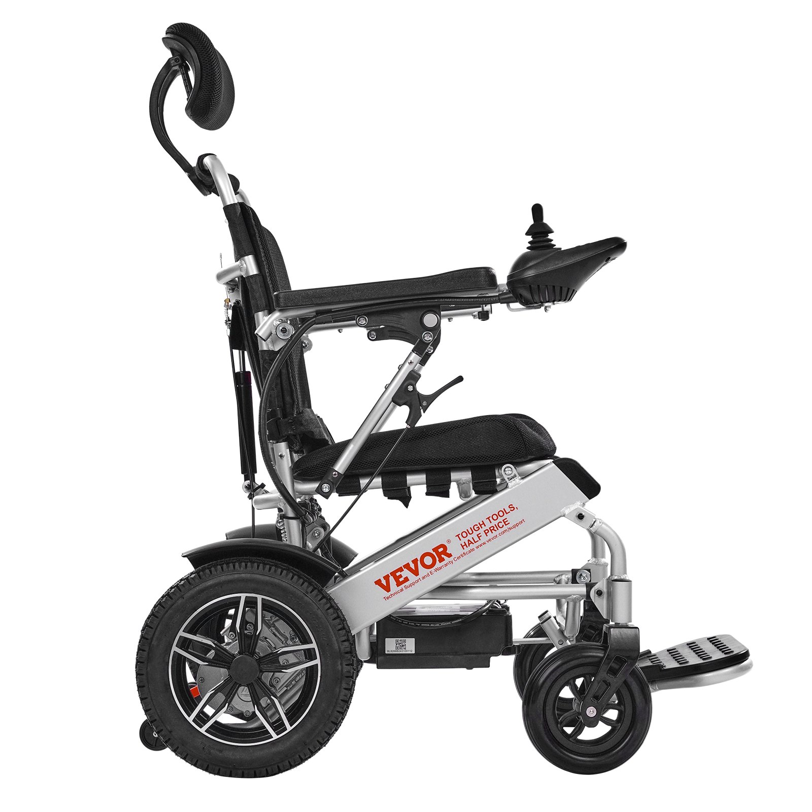 Electric Wheelchair 300lbs Capacity Adjustable Backrest Foldable 13 Mile - Picture 9 of 10