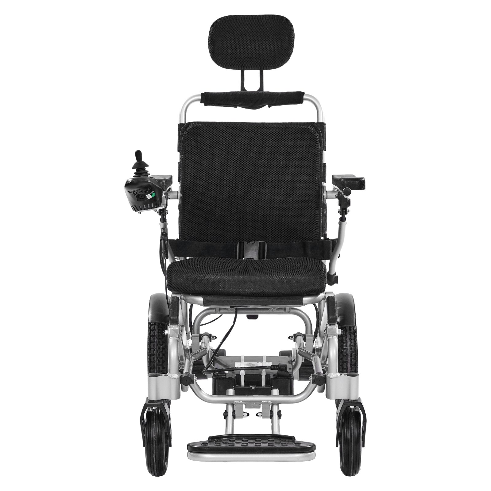 Electric Wheelchair 300lbs Capacity Adjustable Backrest Foldable 13 Mile - Picture 10 of 10