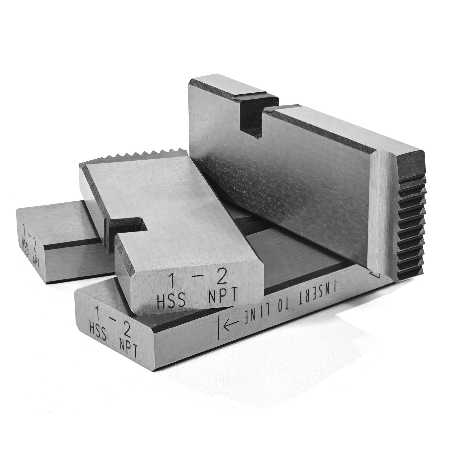Threading Machine Dies, 1"-2" NPT Pipe Dies(4 Packs), 842