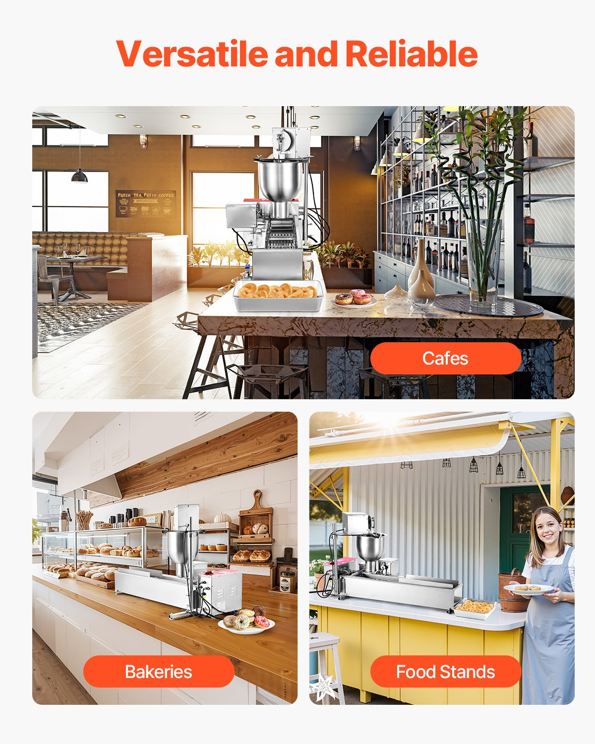 Commercial Automatic Donuts Making Machine Doughnut Maker Single Row 90 PCS/H