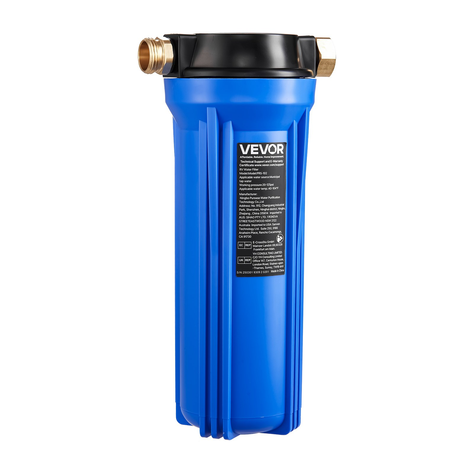 RV Water Filtration System, Vans