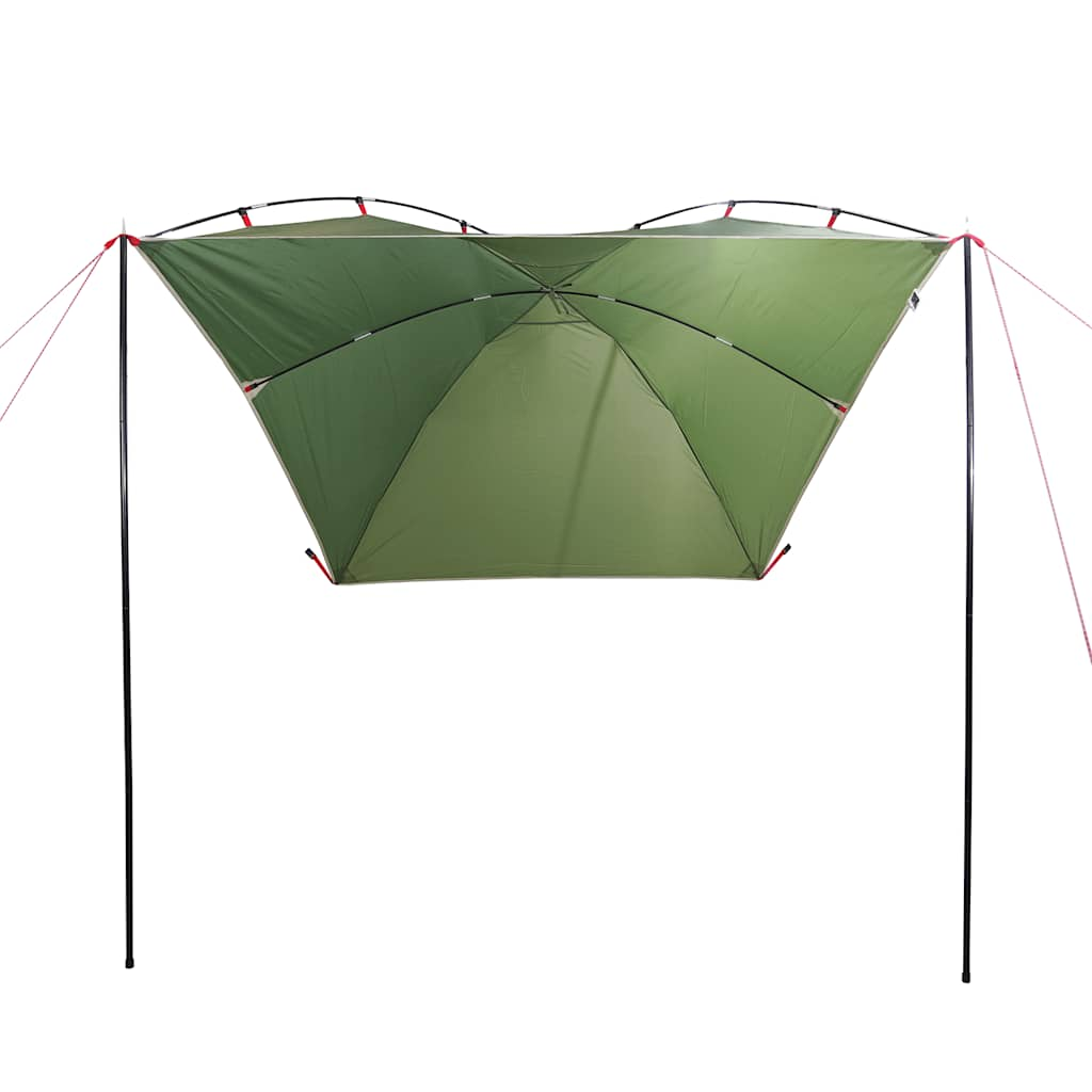 vidaXL Car Tent Green Waterproof - Picture 4 of 12