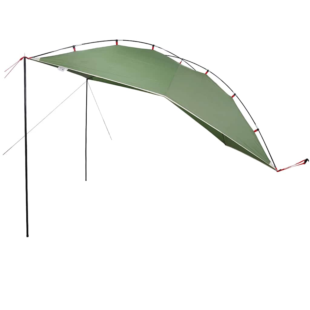 vidaXL Car Tent Green Waterproof - Picture 5 of 12