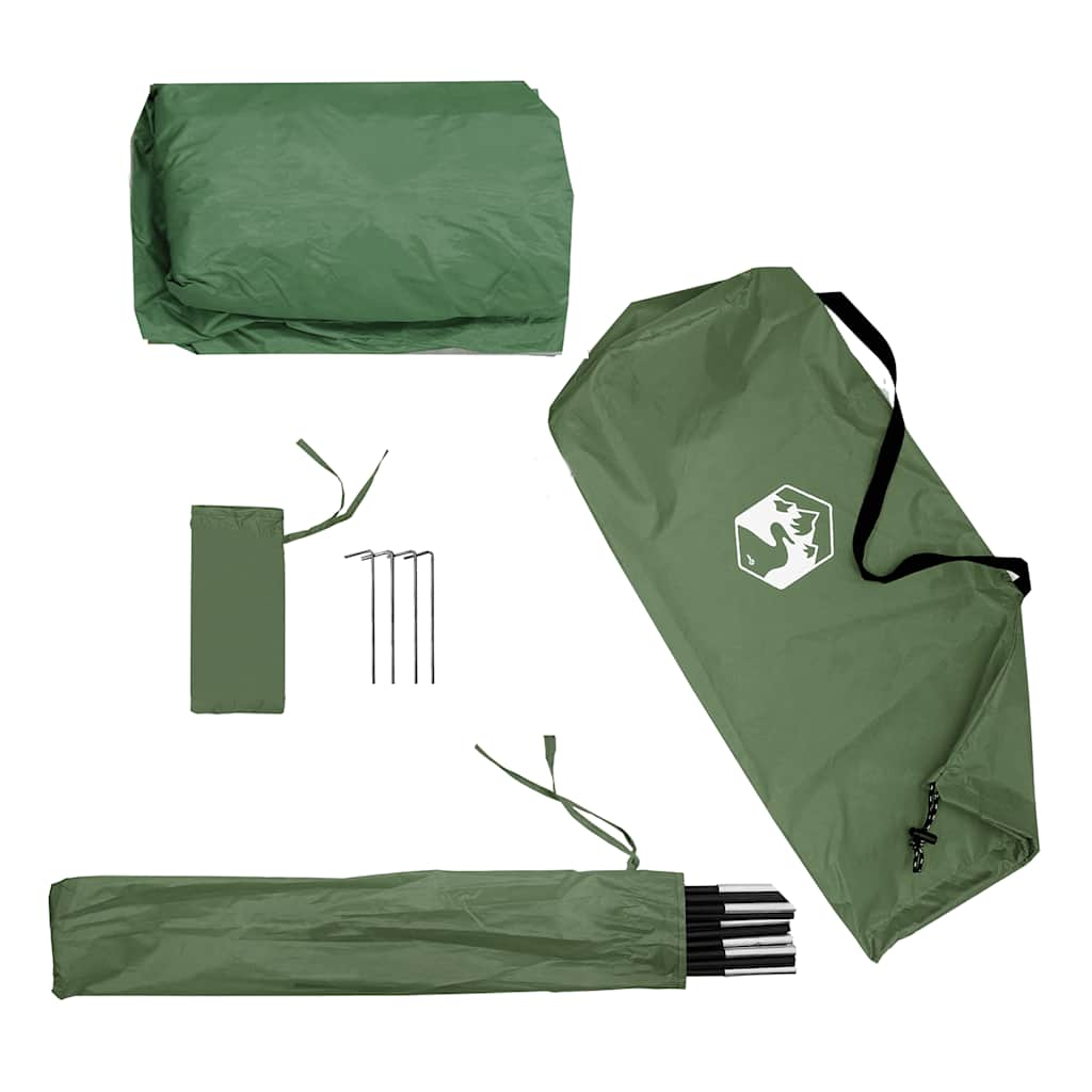 vidaXL Car Tent Green Waterproof - Picture 11 of 12