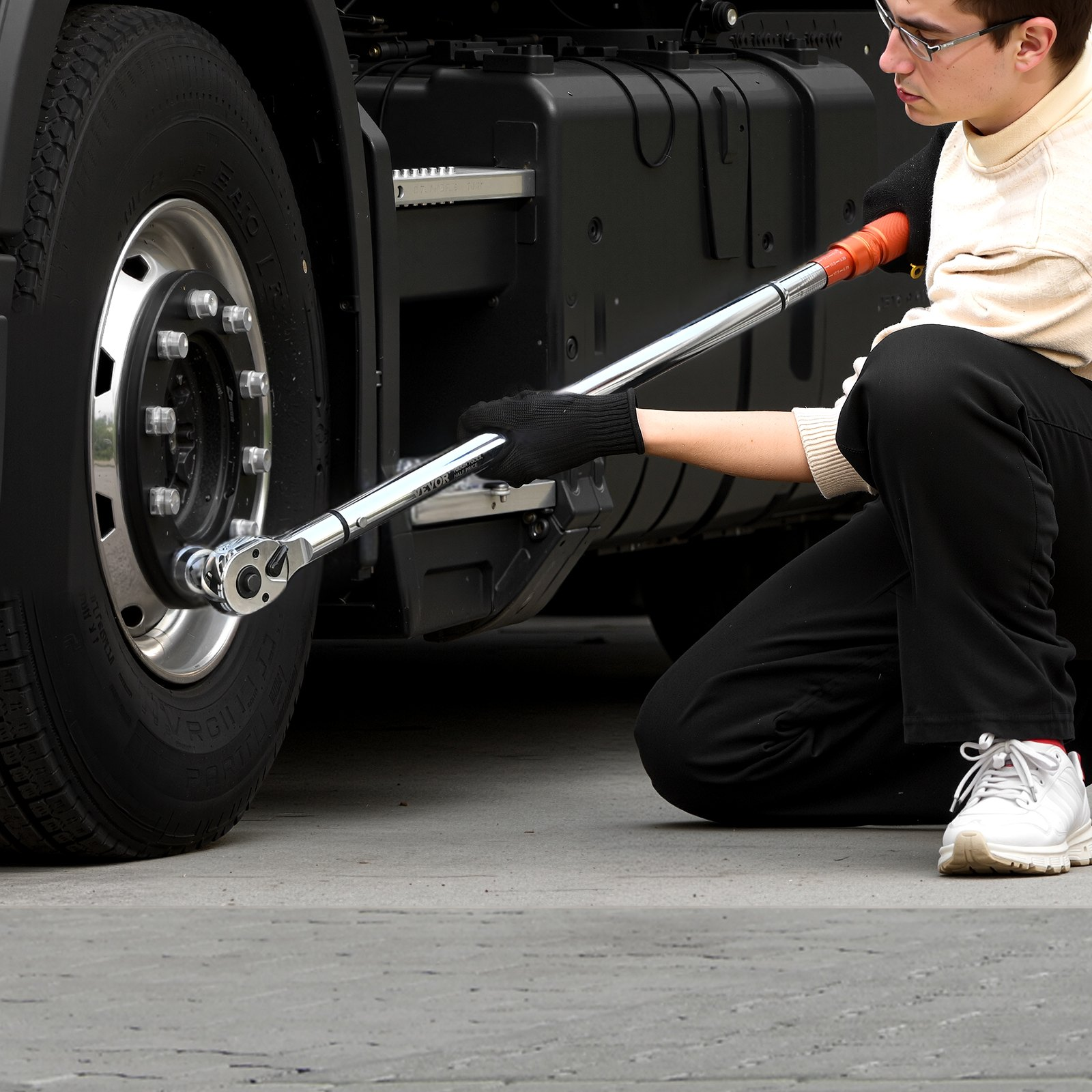 Click Torque Wrench 3/4 Inch Drive 100-600 lbf-ft/136-814N.m Dual-direction - Bild 8 von 12