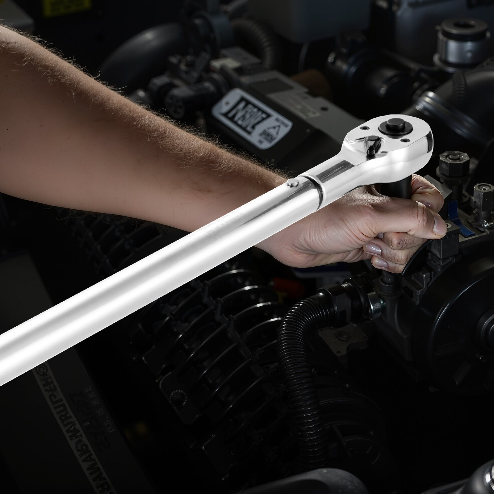Click Torque Wrench 3/4 Inch Drive 100-600 lbf-ft/136-814N.m Dual-direction - Bild 9 von 12
