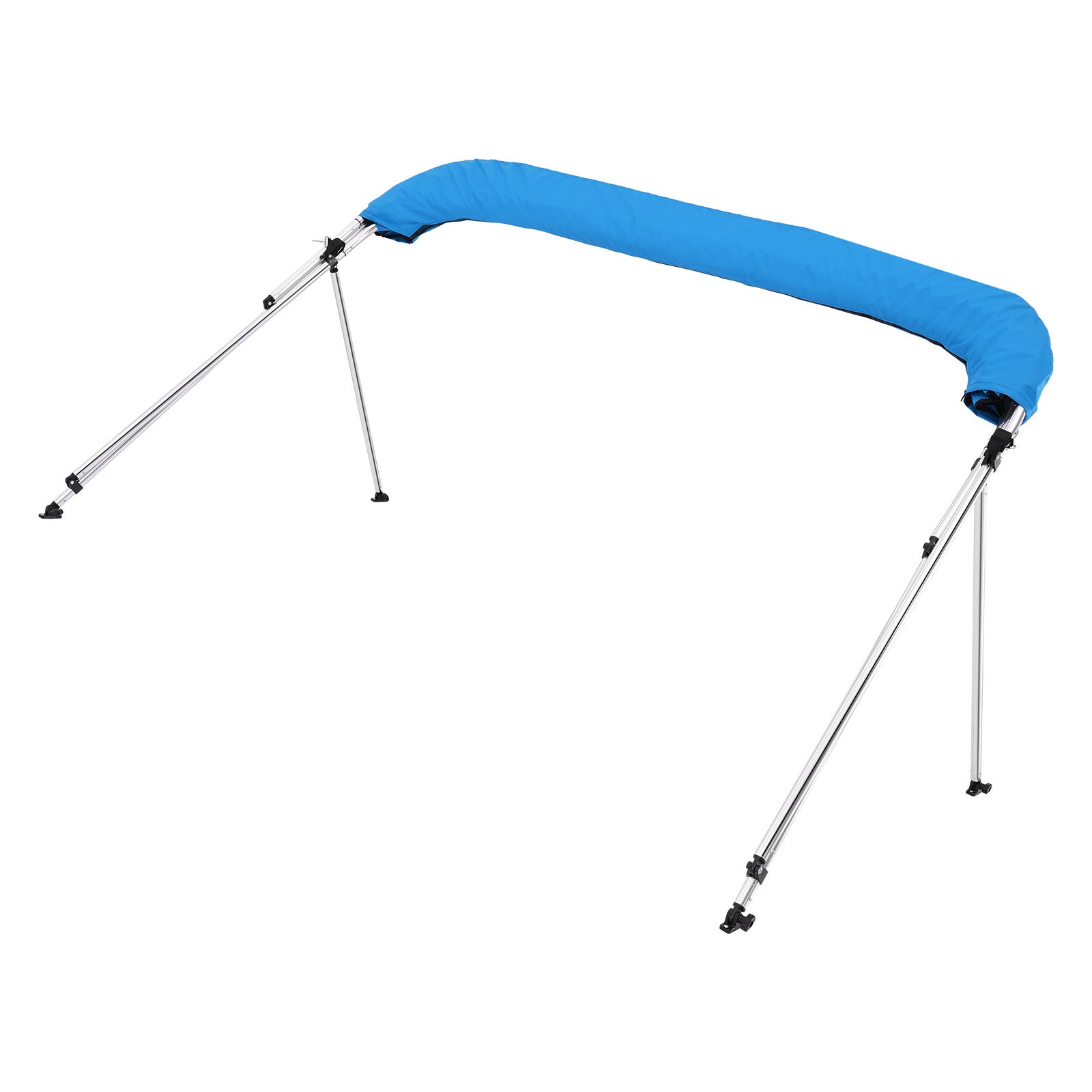 3 Bow Boat Bimini Tops 6 ft Long 600D Polyester Awning Canopy Pacific Blue