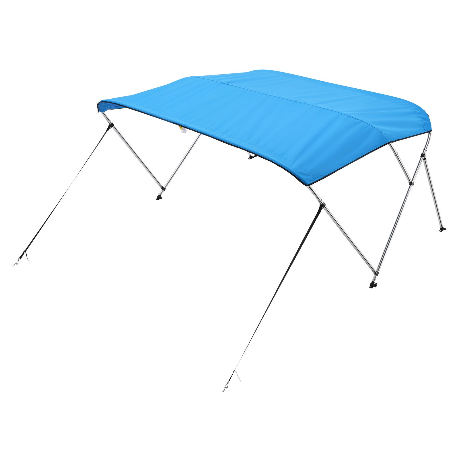 3 Bow Boat Bimini Tops 6 ft Long 600D Polyester Awning Canopy Pacific Blue