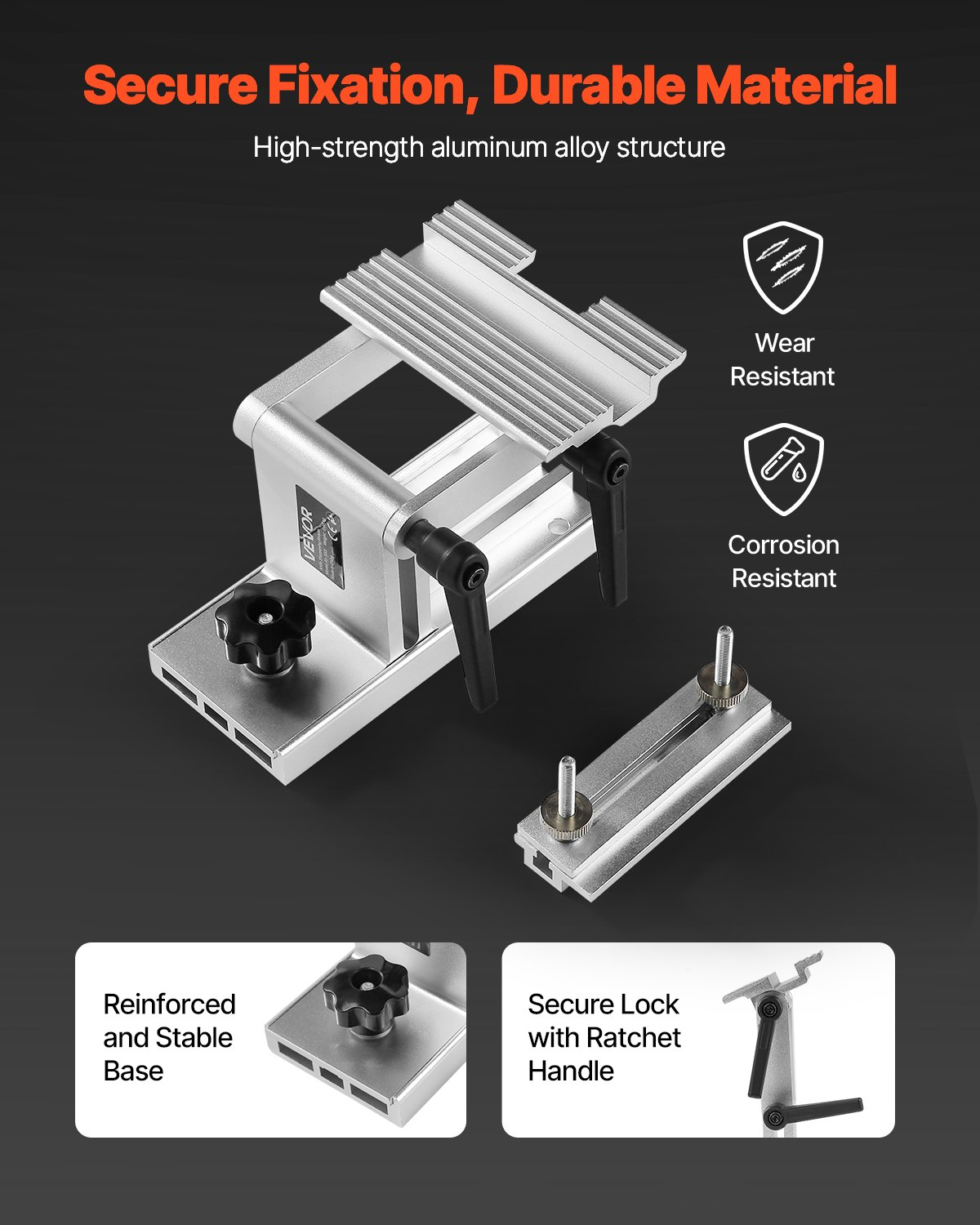 Adjustable Tool Rest Sharpening Jig for 6" or 8" Bench Grinder and Sander