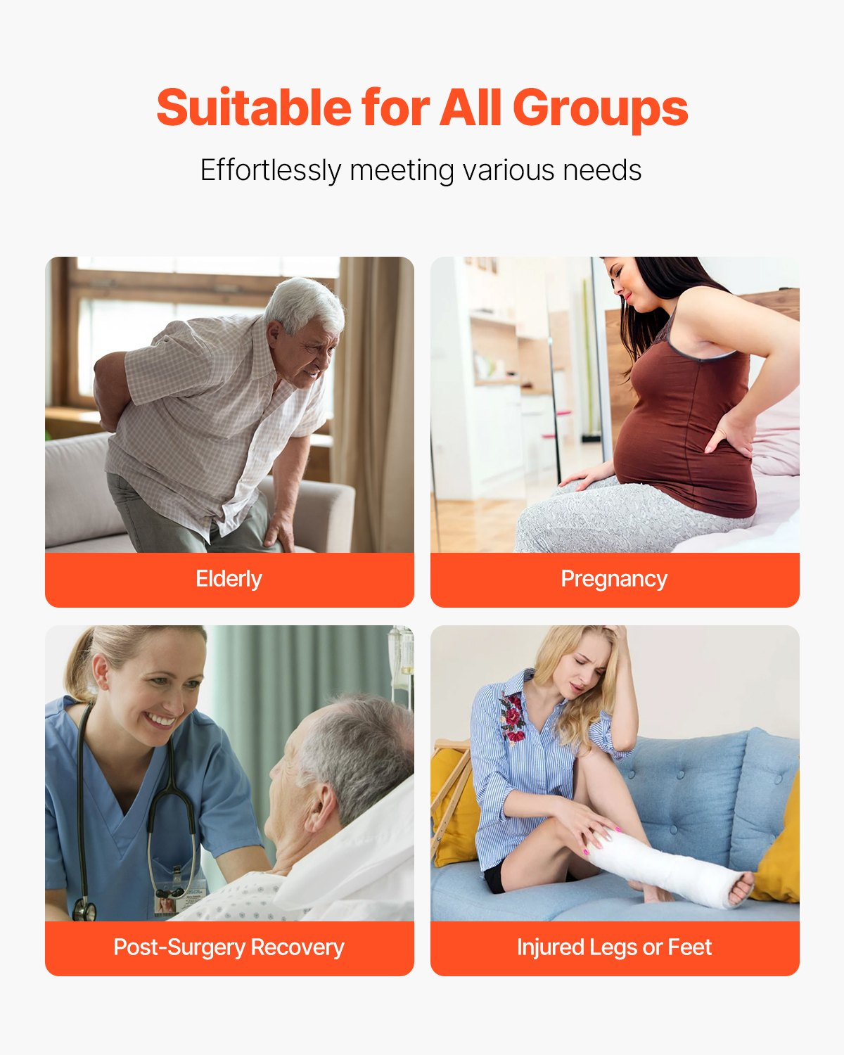 Electric Lifting Backrest 300 lbs 4-68° Adjustable Lifting Bed Backrest