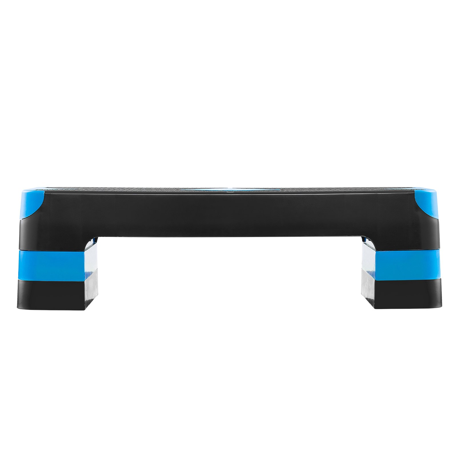 28" Aerobic Step Platform Adjustable Workout Stepper w/4 Risers Blue