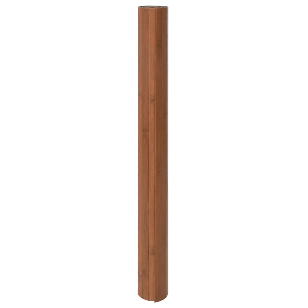 vidaXL Rug Brown Bamboo, Polypropylene 23.6x118.1 in Non-slip Rug - Picture 3 of 8