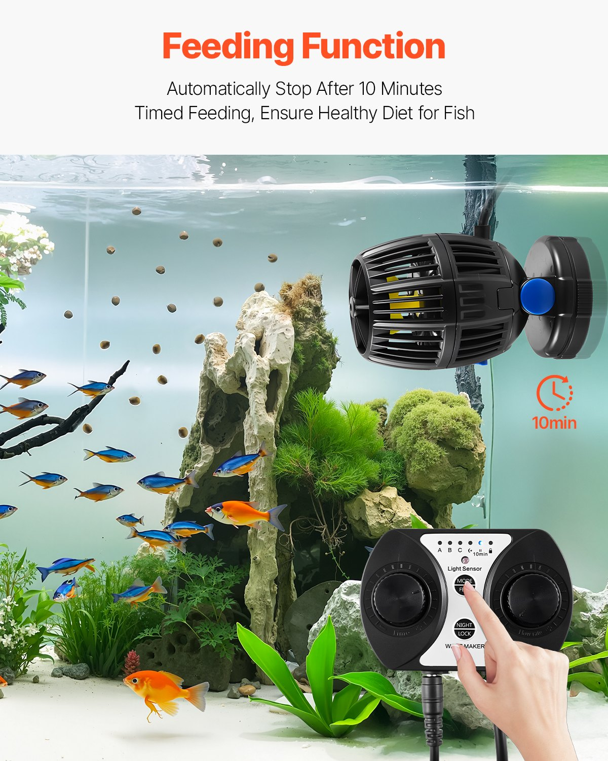 Aquarium Wave Maker, 40W, for Freshwater Saltwater